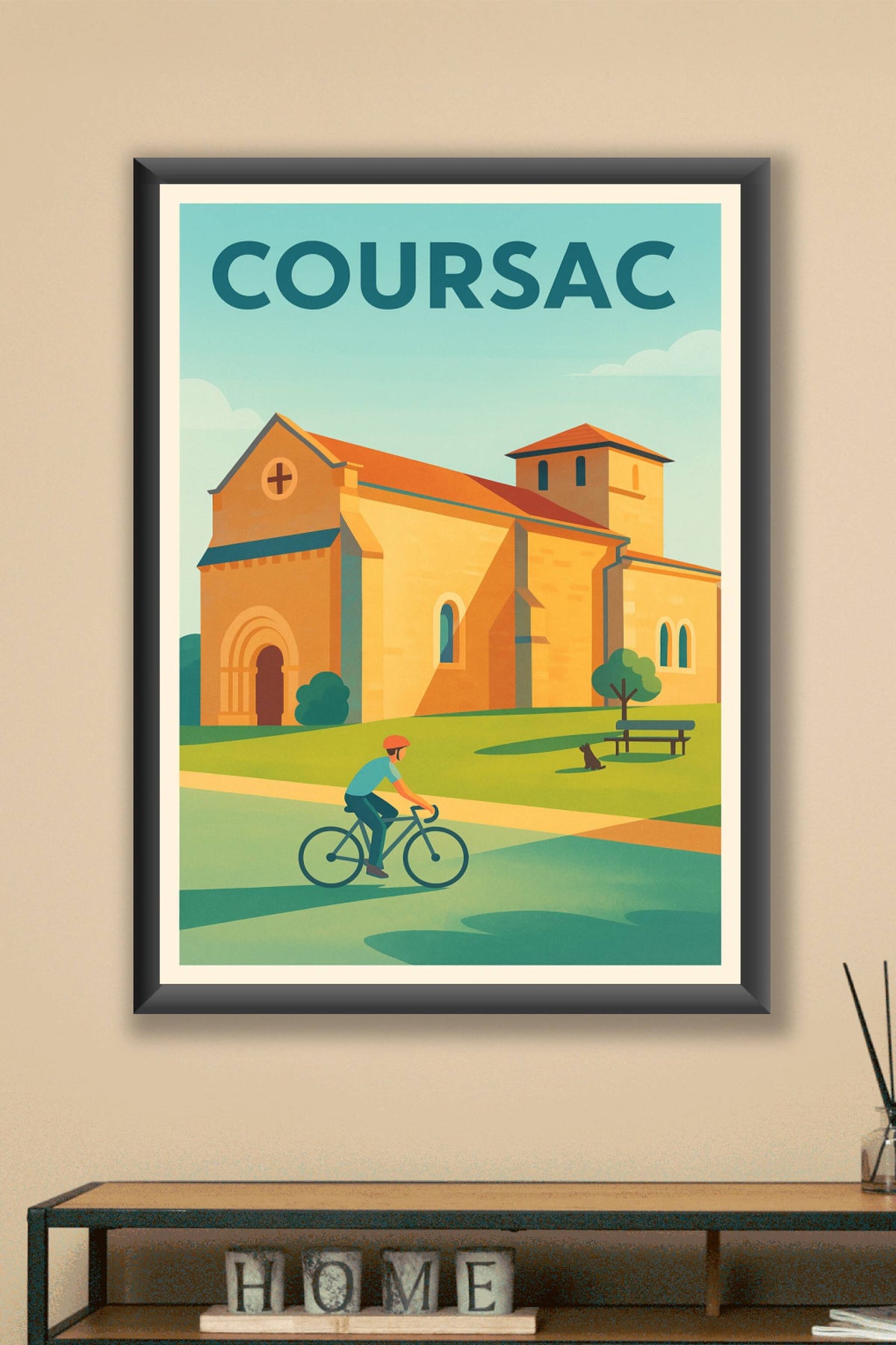 Affiche de Coursac - Un voyage paisible au cœur d'un village charmant