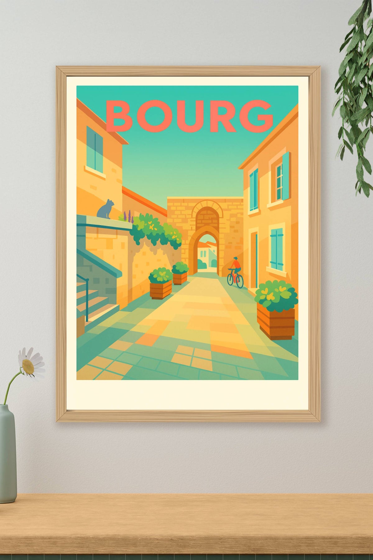 Affiche de Bourg - Charme paisible au cœur de la vieille ville
