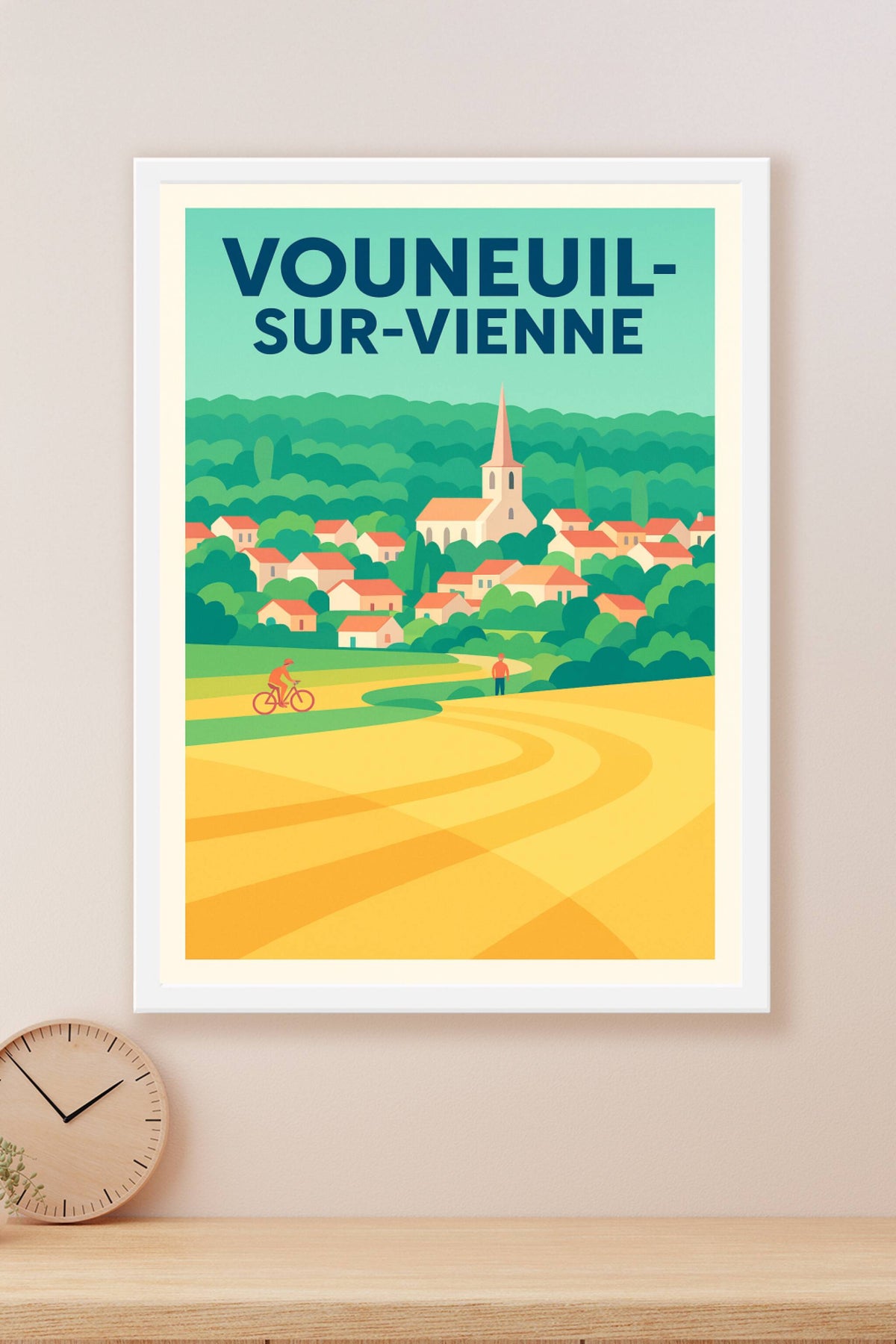 Affiche de Vouneuil-sur-Vienne - Charme bucolique au cœur de la campagne