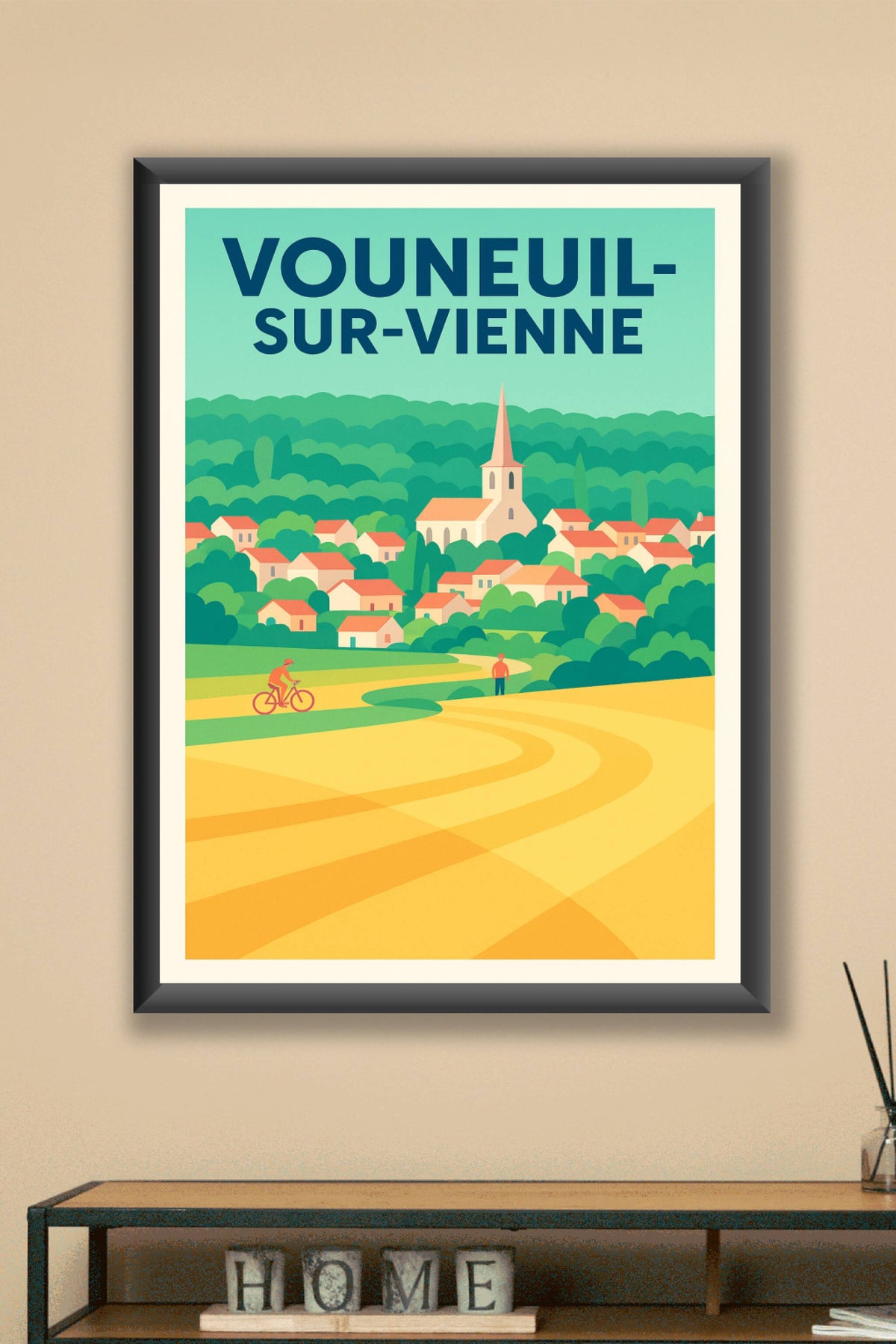 Affiche de Vouneuil-sur-Vienne - Charme bucolique au cœur de la campagne