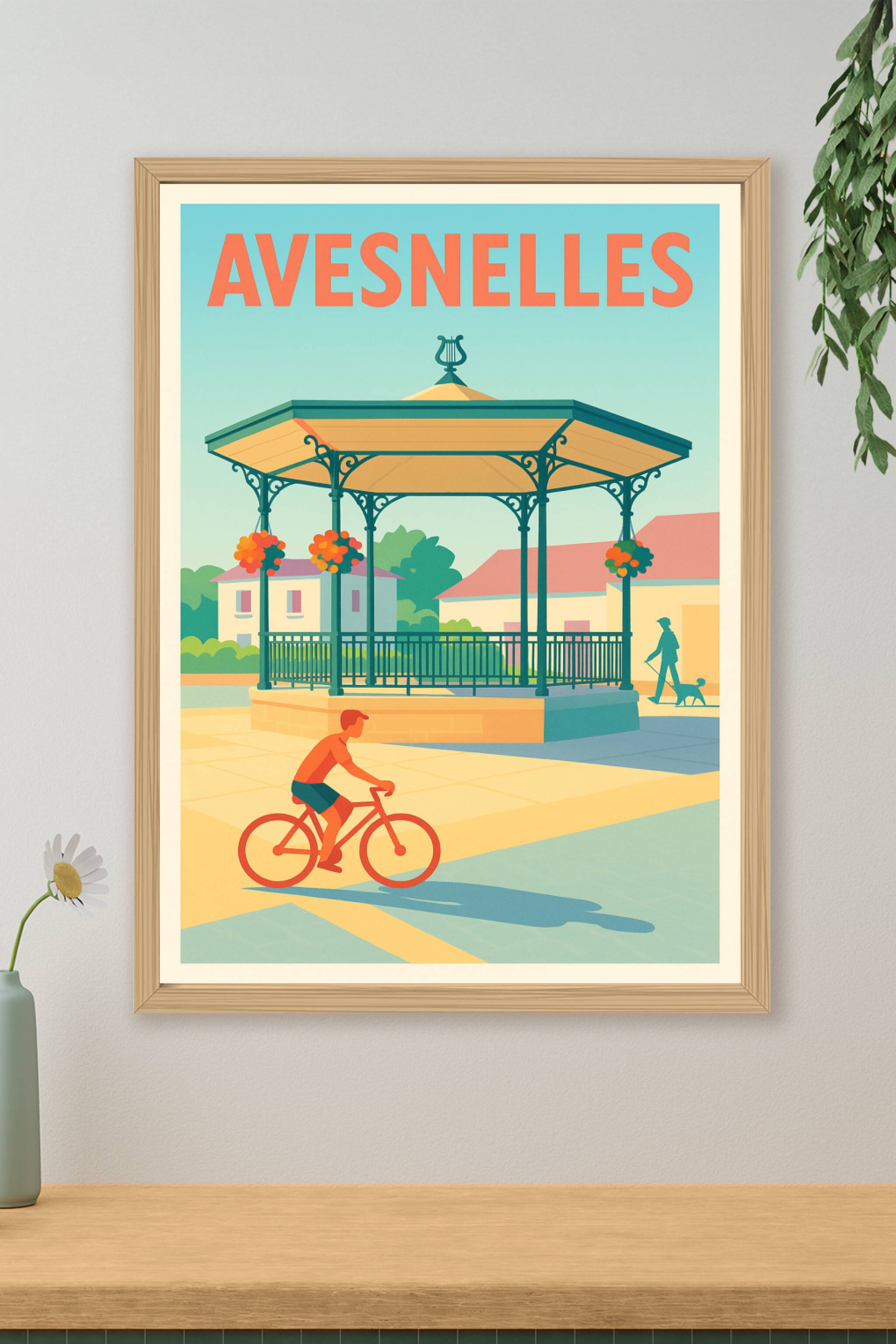 Affiche de Avesnelles - Sérénité au cœur du kiosque