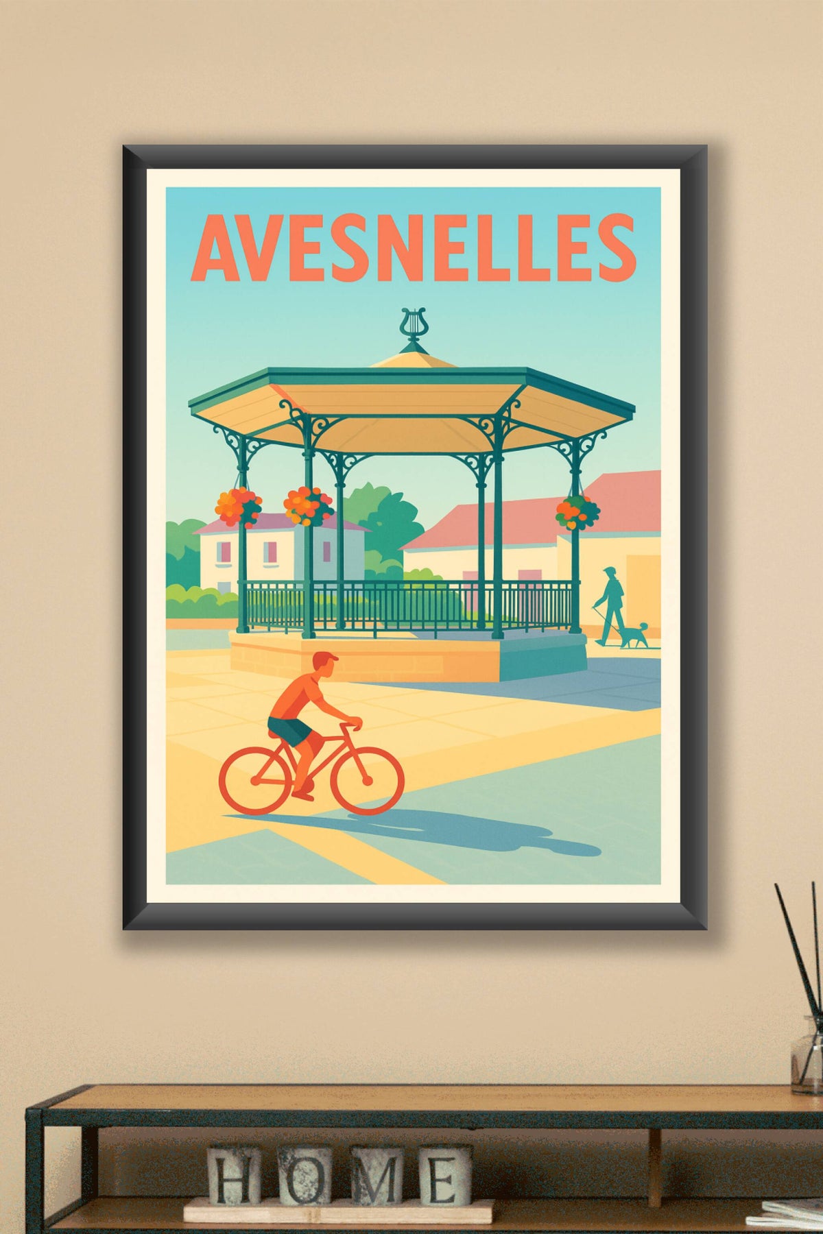 Affiche de Avesnelles - Sérénité au cœur du kiosque