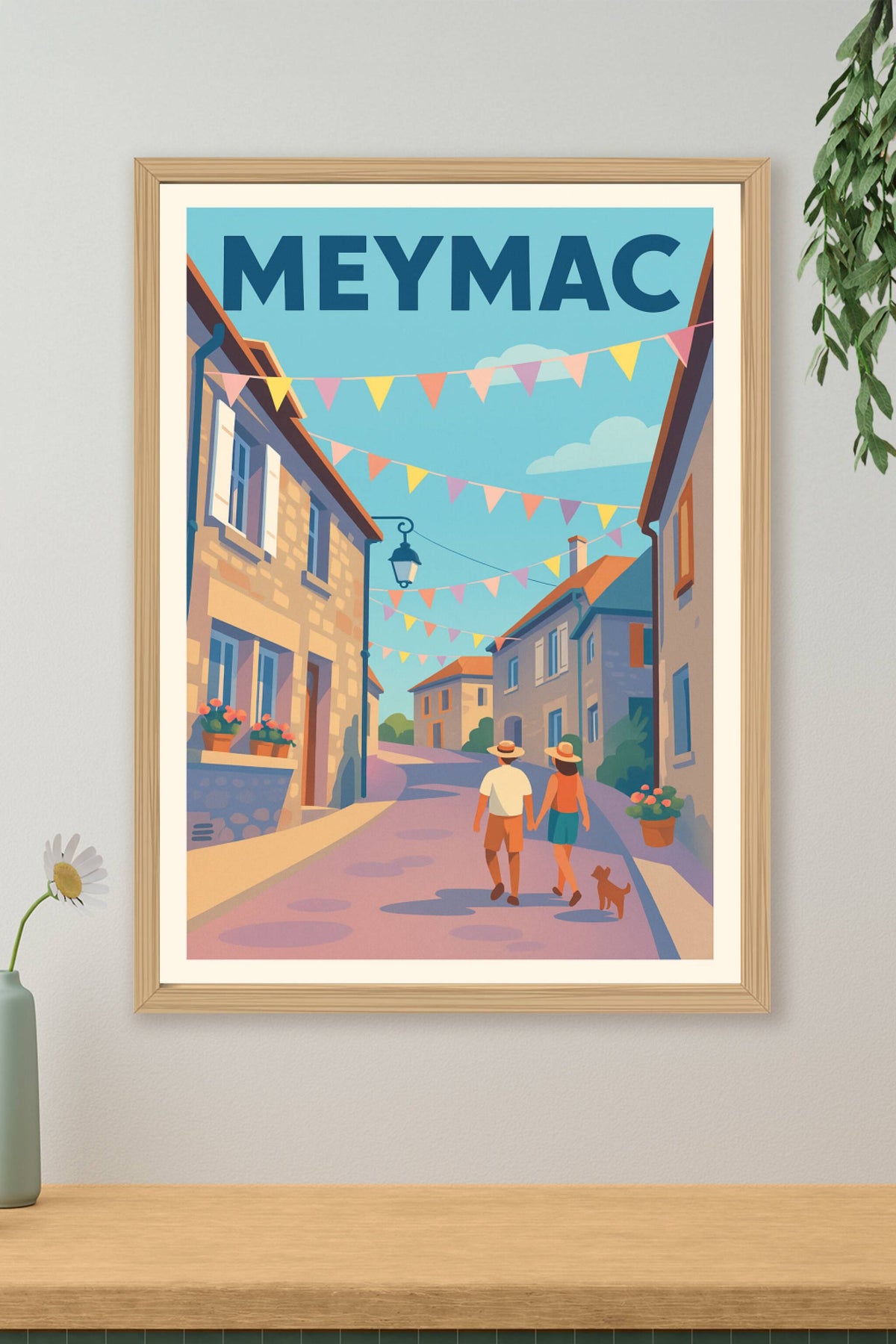 Affiche de Meymac - Charmante promenade sous les guirlandes colorées