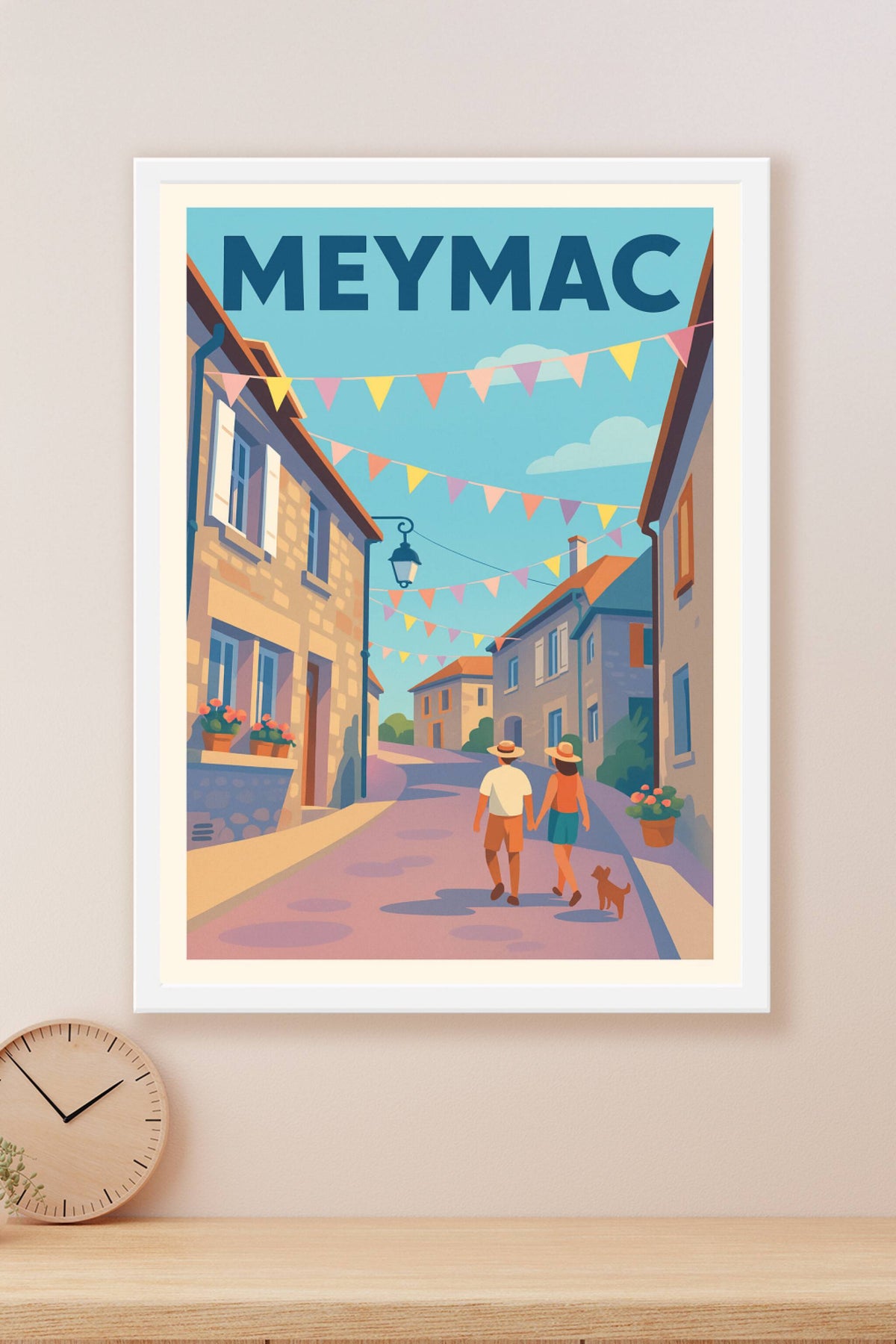 Affiche de Meymac - Charmante promenade sous les guirlandes colorées