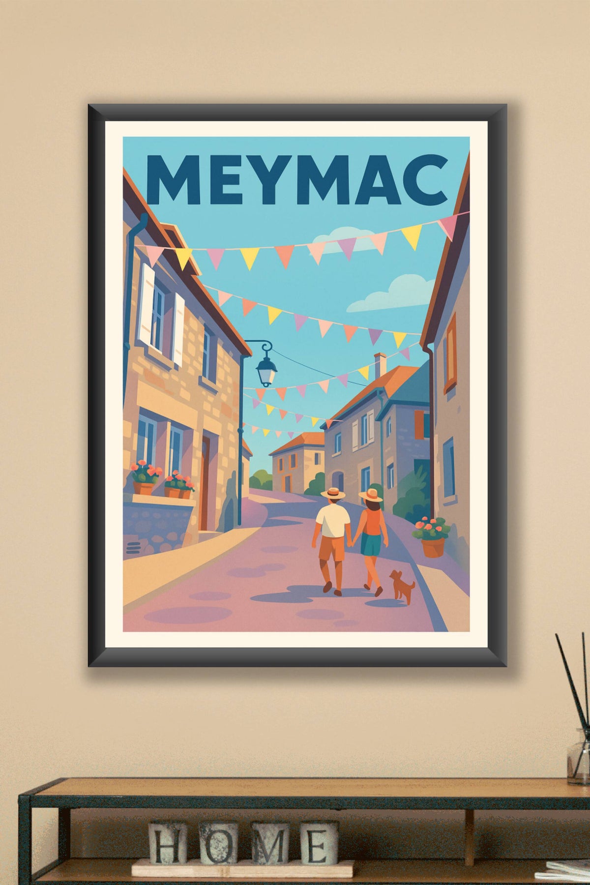 Affiche de Meymac - Charmante promenade sous les guirlandes colorées
