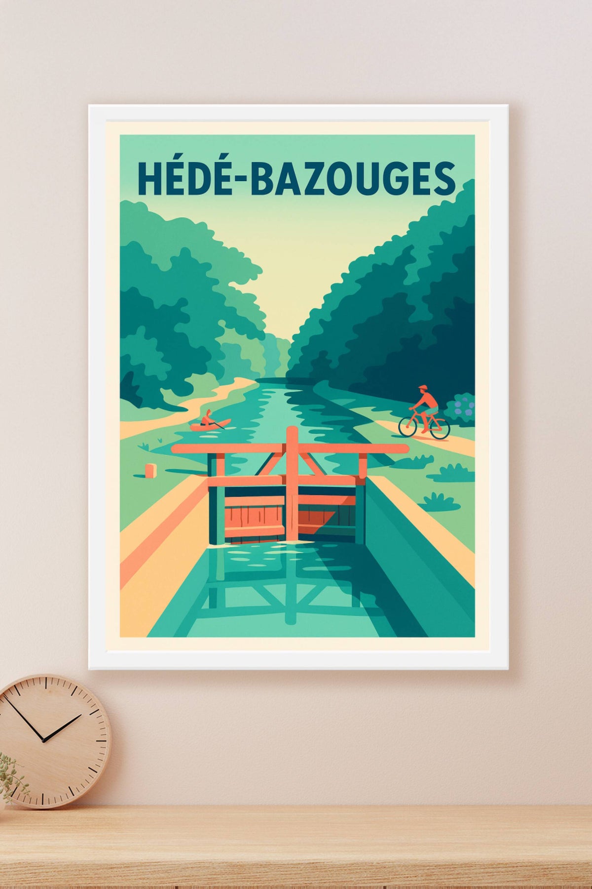 Affiche de Hédé-Bazouges - L'évasion au fil de l'eau