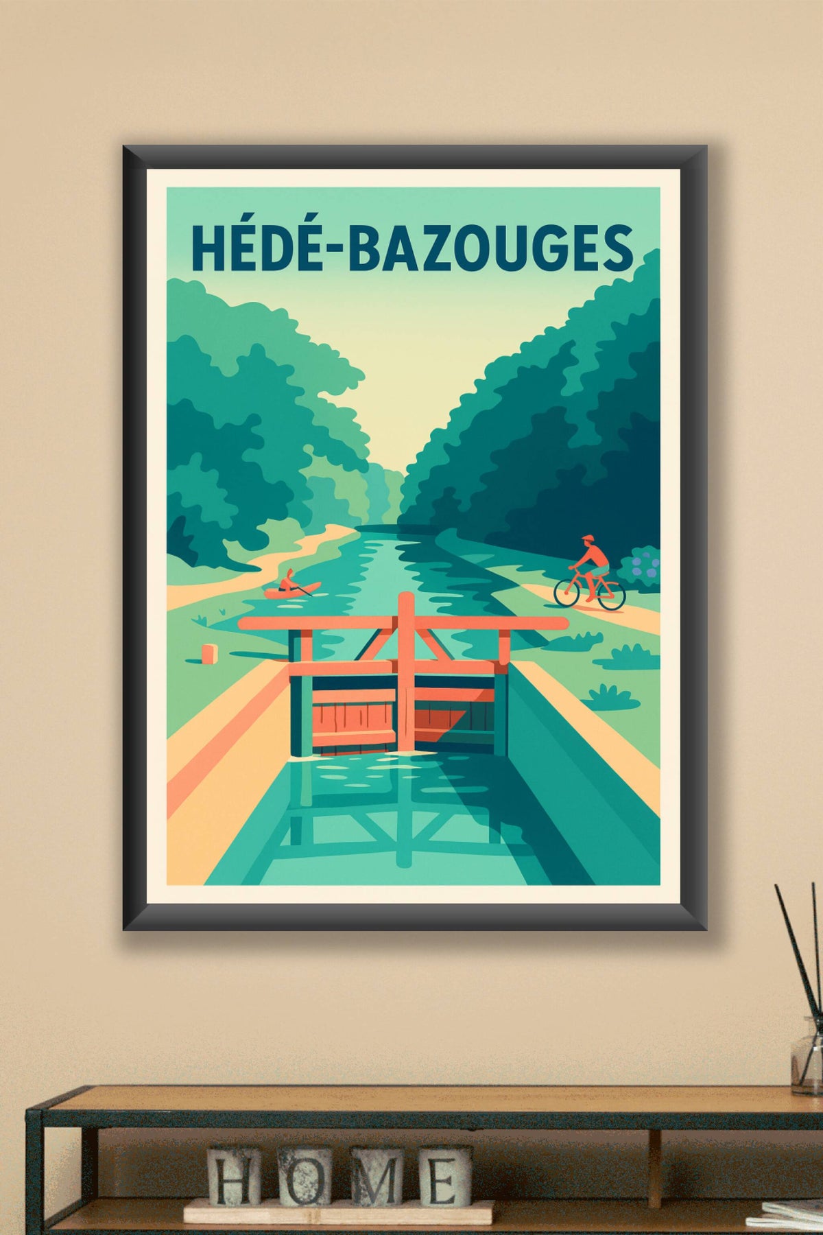 Affiche de Hédé-Bazouges - L'évasion au fil de l'eau