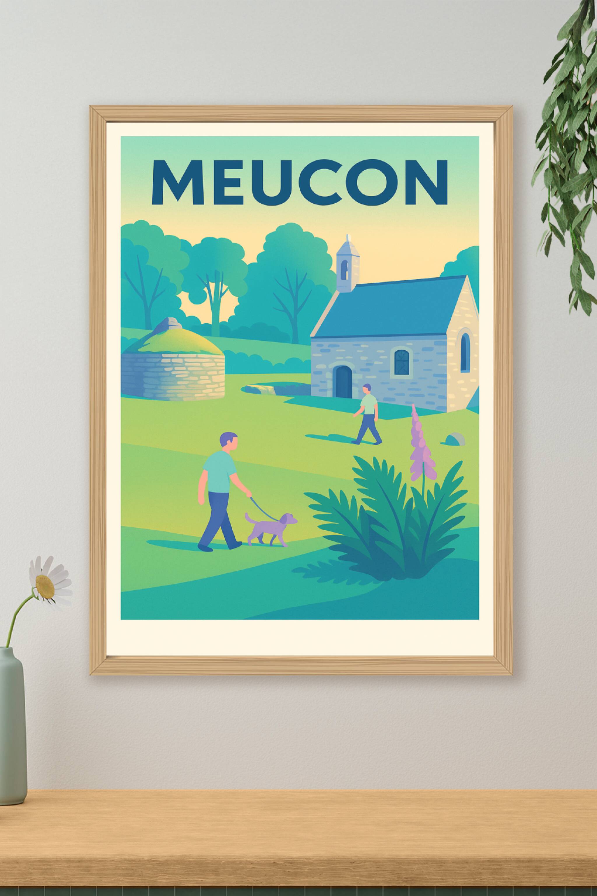 Affiche de Meucon - Promenade champêtre et charme intemporel