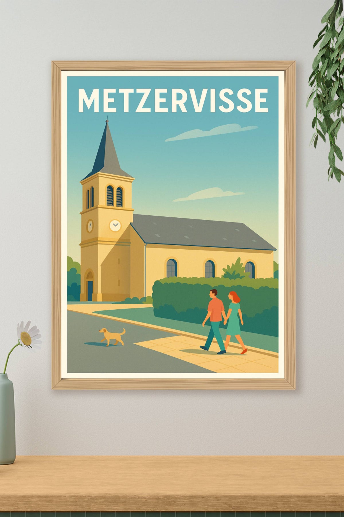 Affiche de Metzervisse - Douceur de vie au cœur du village