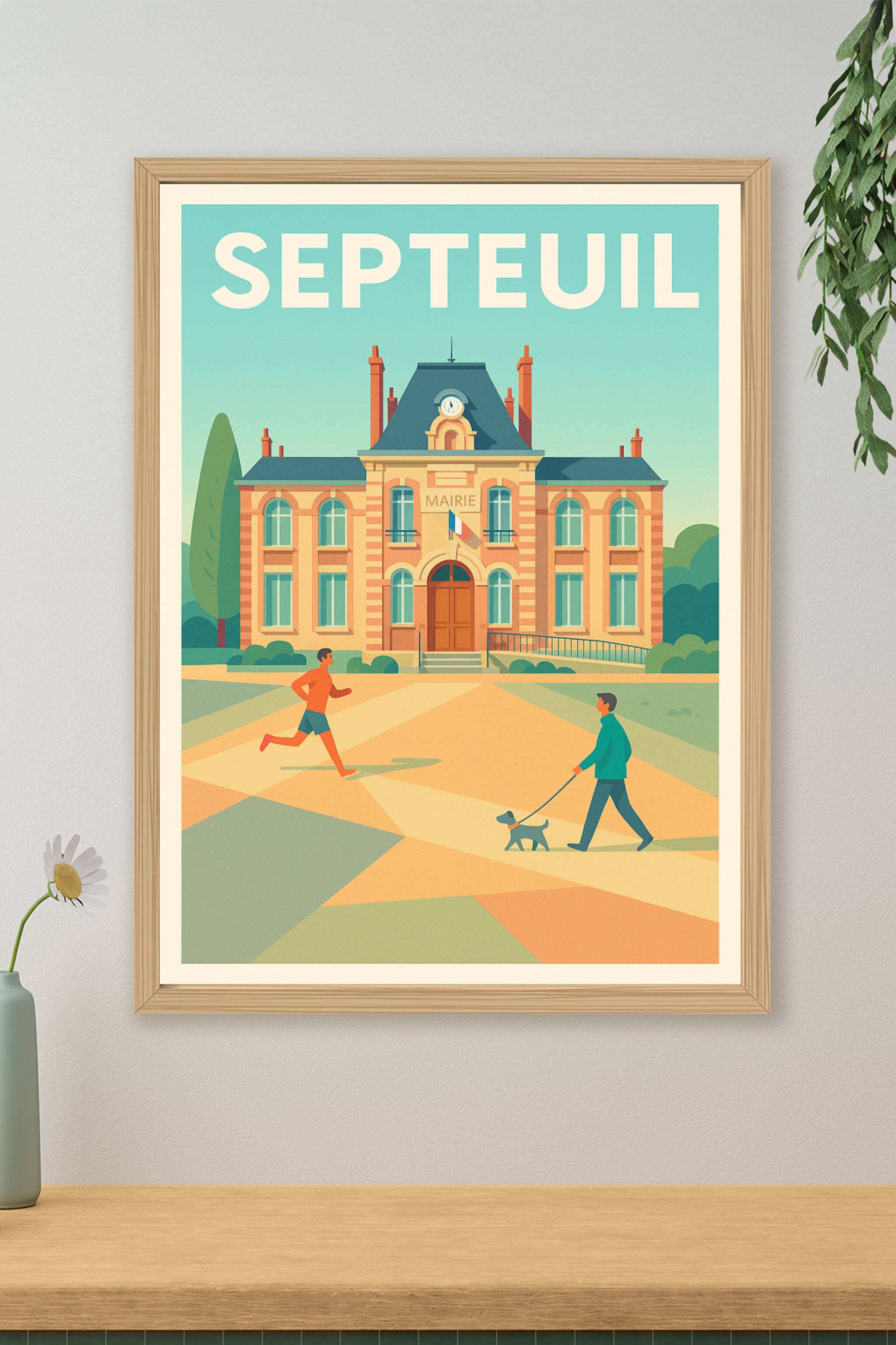 Affiche de Septeuil - Charme et vie quotidienne au cœur du village