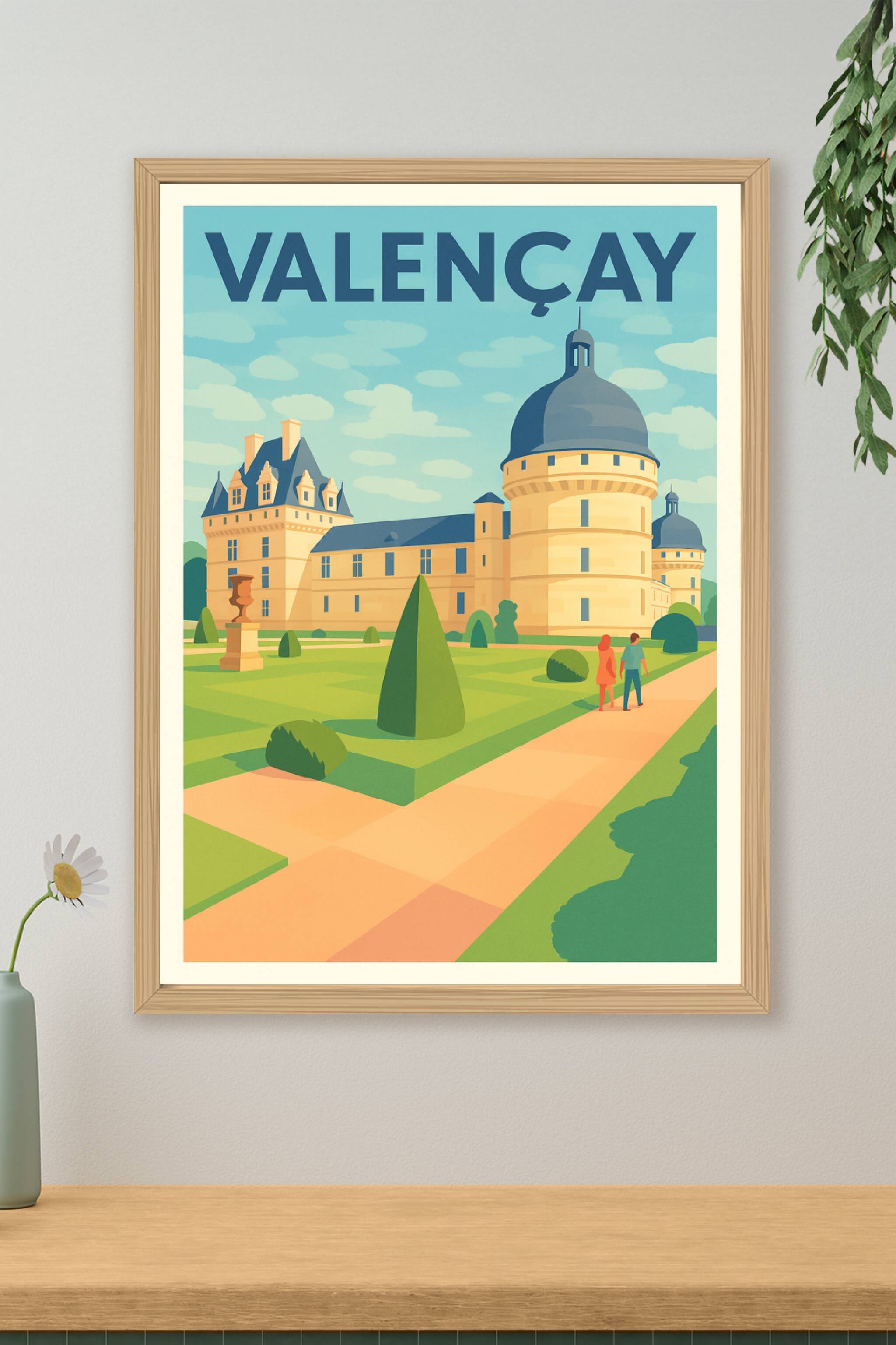 Affiche de Valençay - Élégance et charme historique