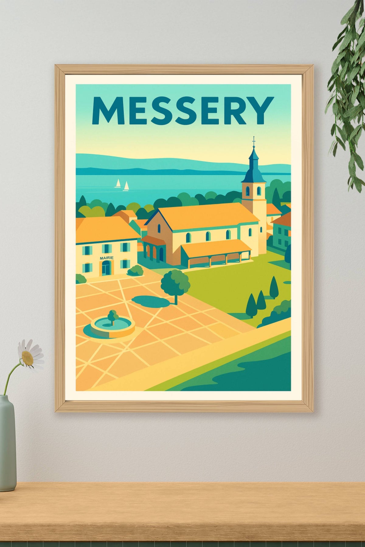 Affiche de Messery - Charme paisible au bord du lac