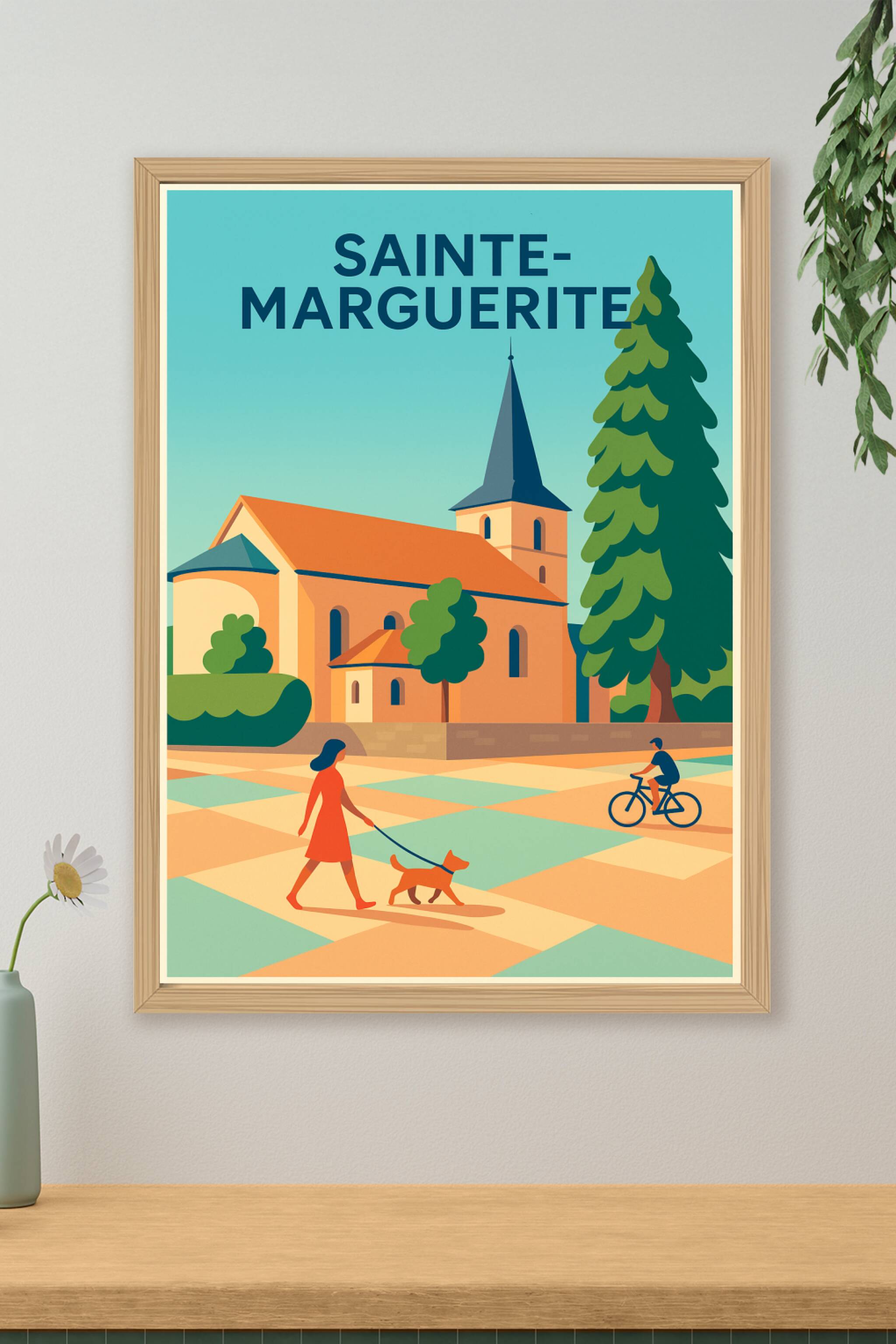 Affiche de Sainte-Marguerite - Charme paisible et authenticité