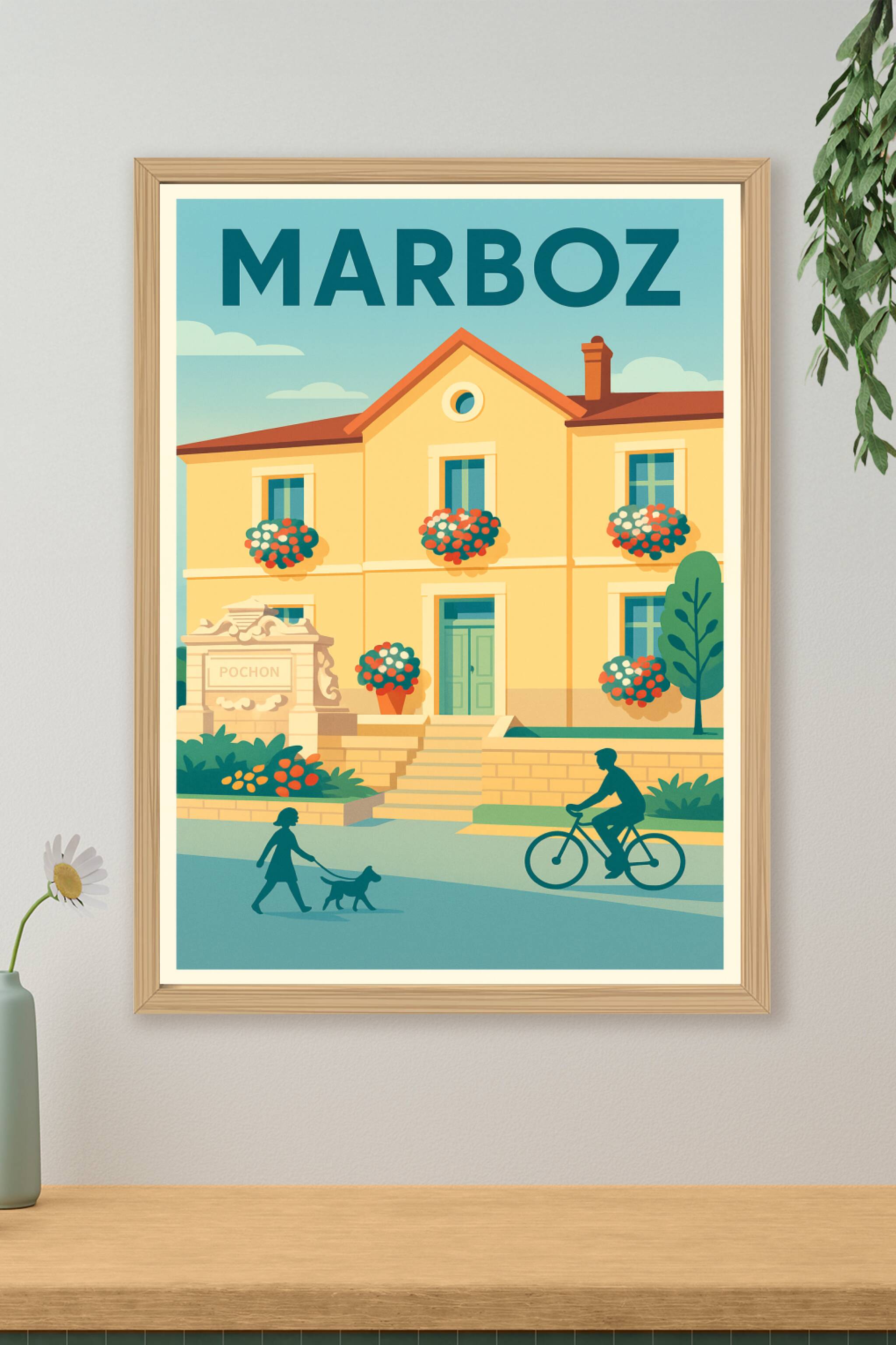 Affiche de Marboz - Charme et douceur de la vie locale
