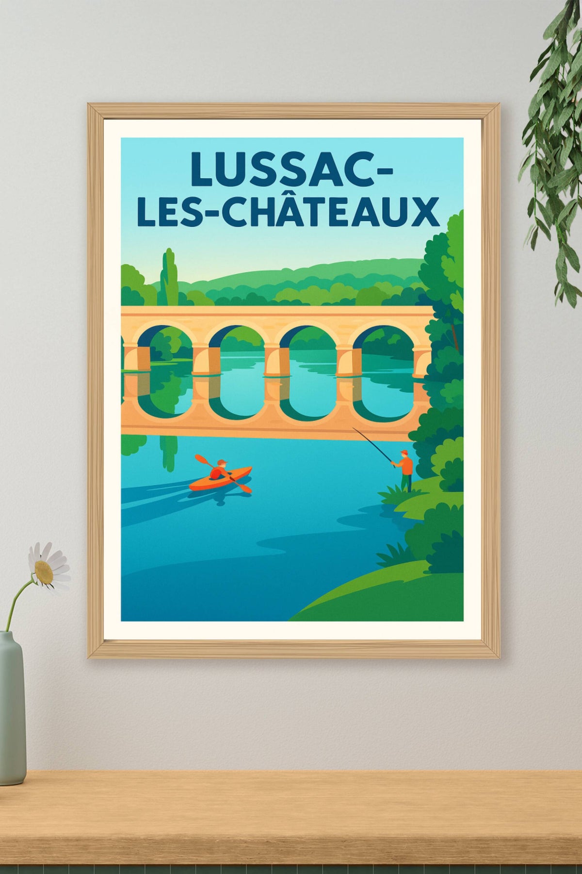 Affiche de Lussac-les-Châteaux - Escapade Nature et Détente