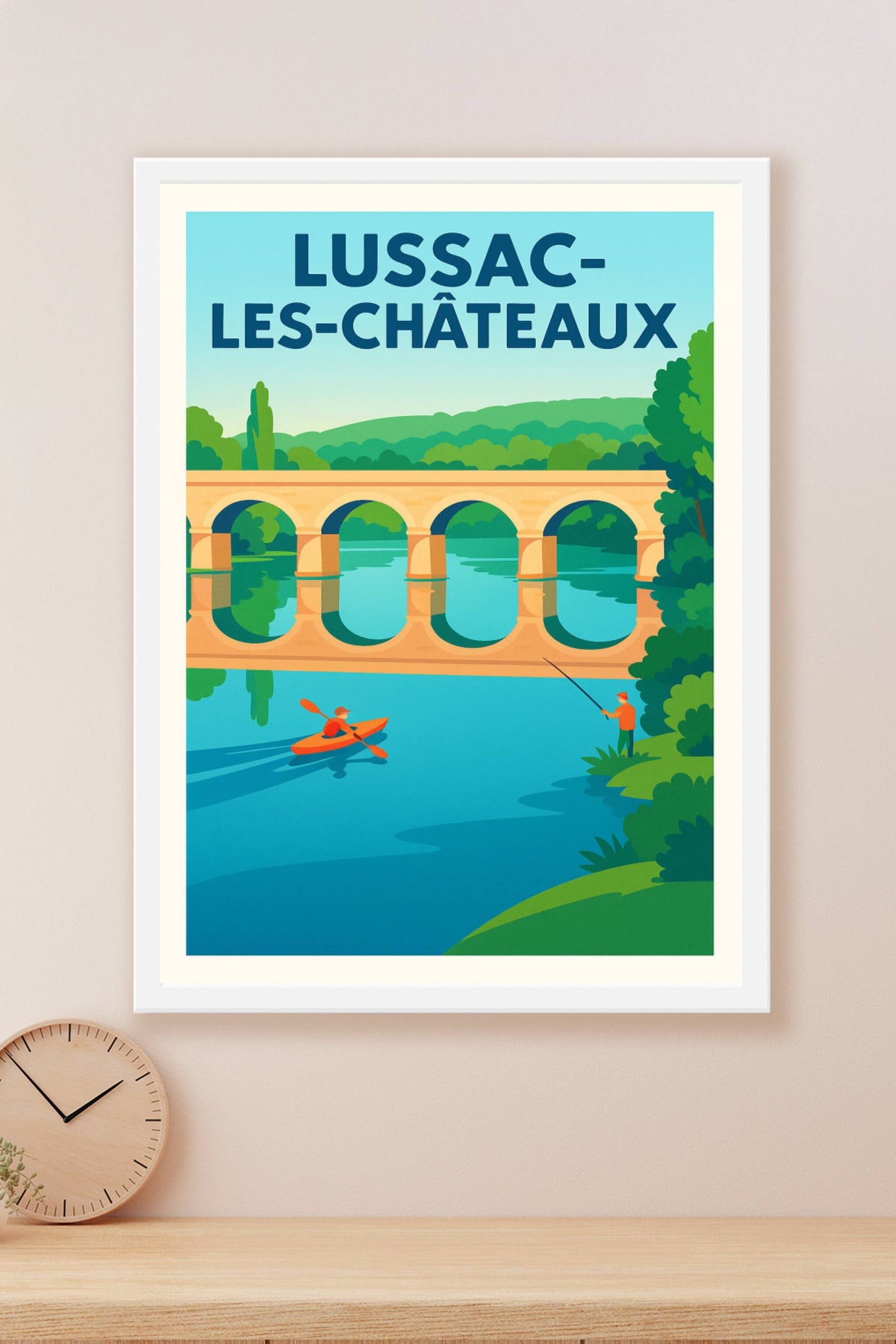 Affiche de Lussac-les-Châteaux - Escapade Nature et Détente