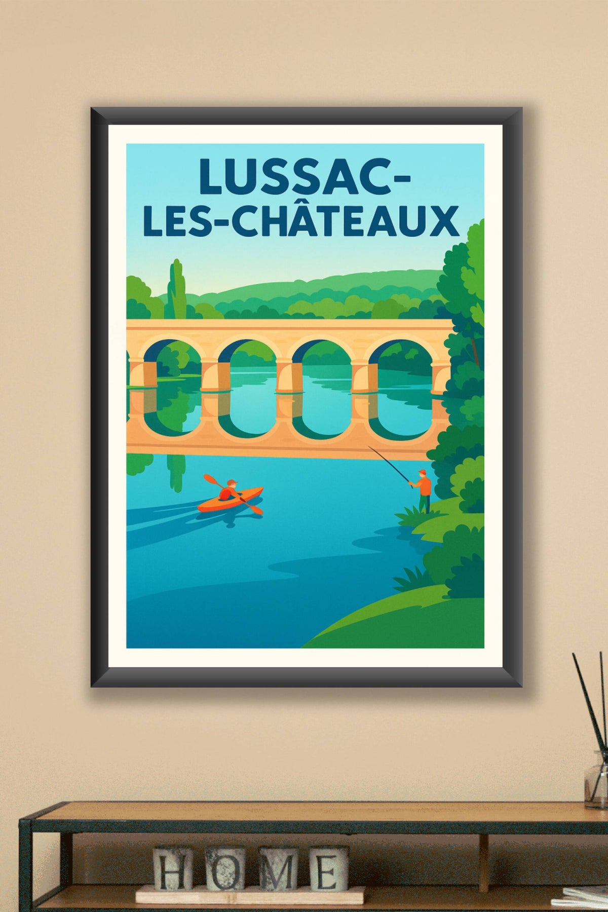 Affiche de Lussac-les-Châteaux - Escapade Nature et Détente