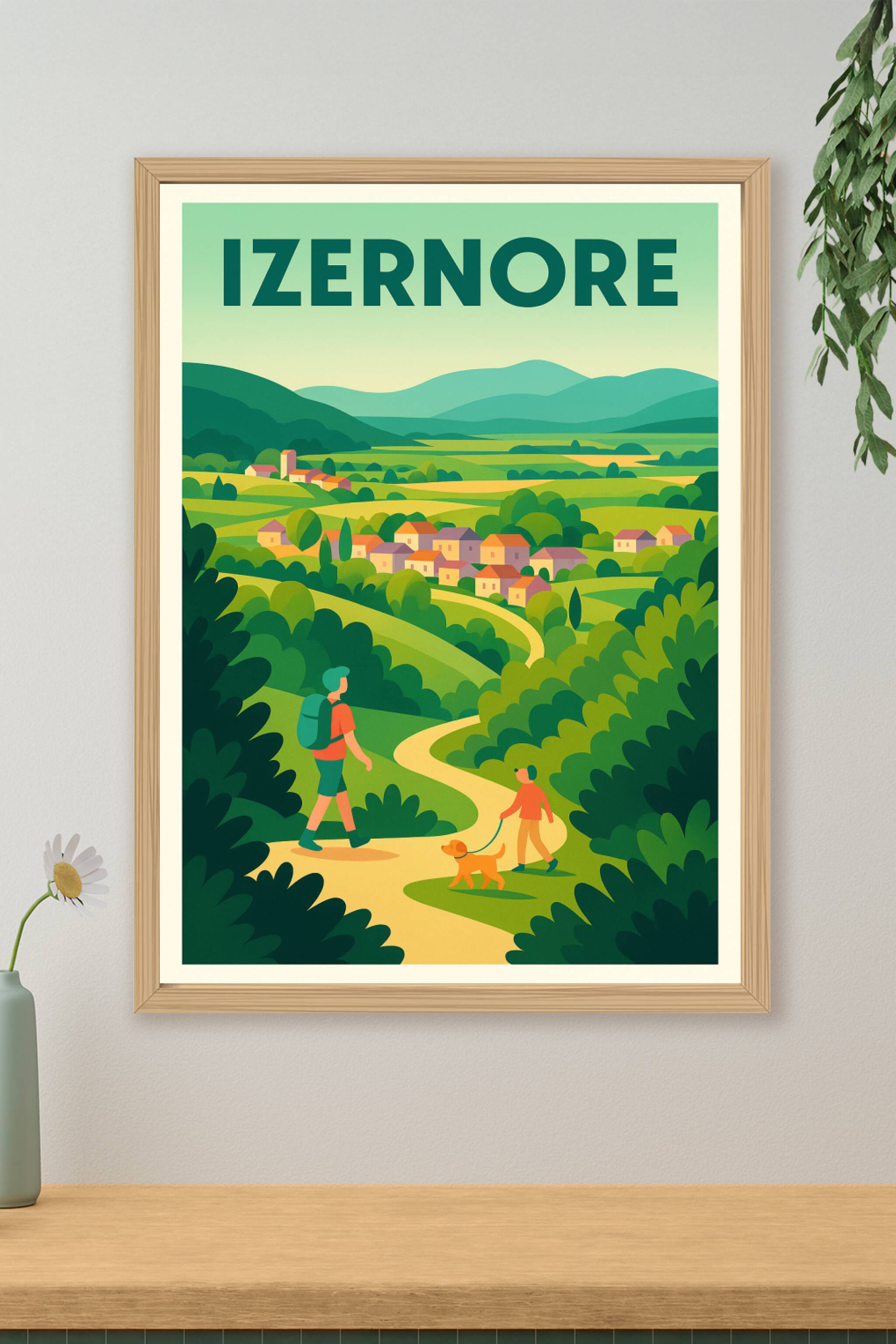 Affiche de Izernore - Promenade au cœur de la nature vallonnée