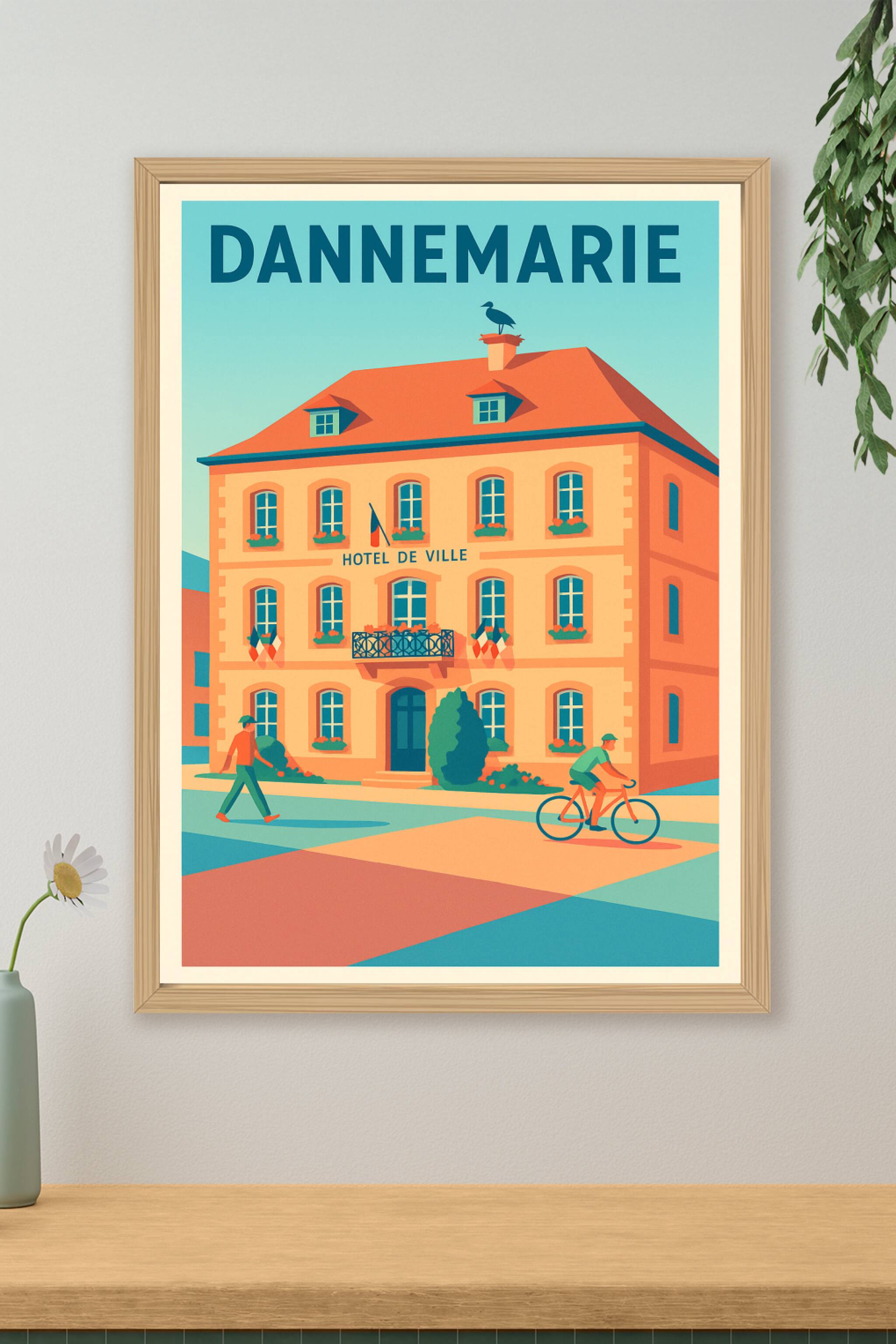 Affiche de Dannemarie - Charme et sérénité au cœur de l'Alsace