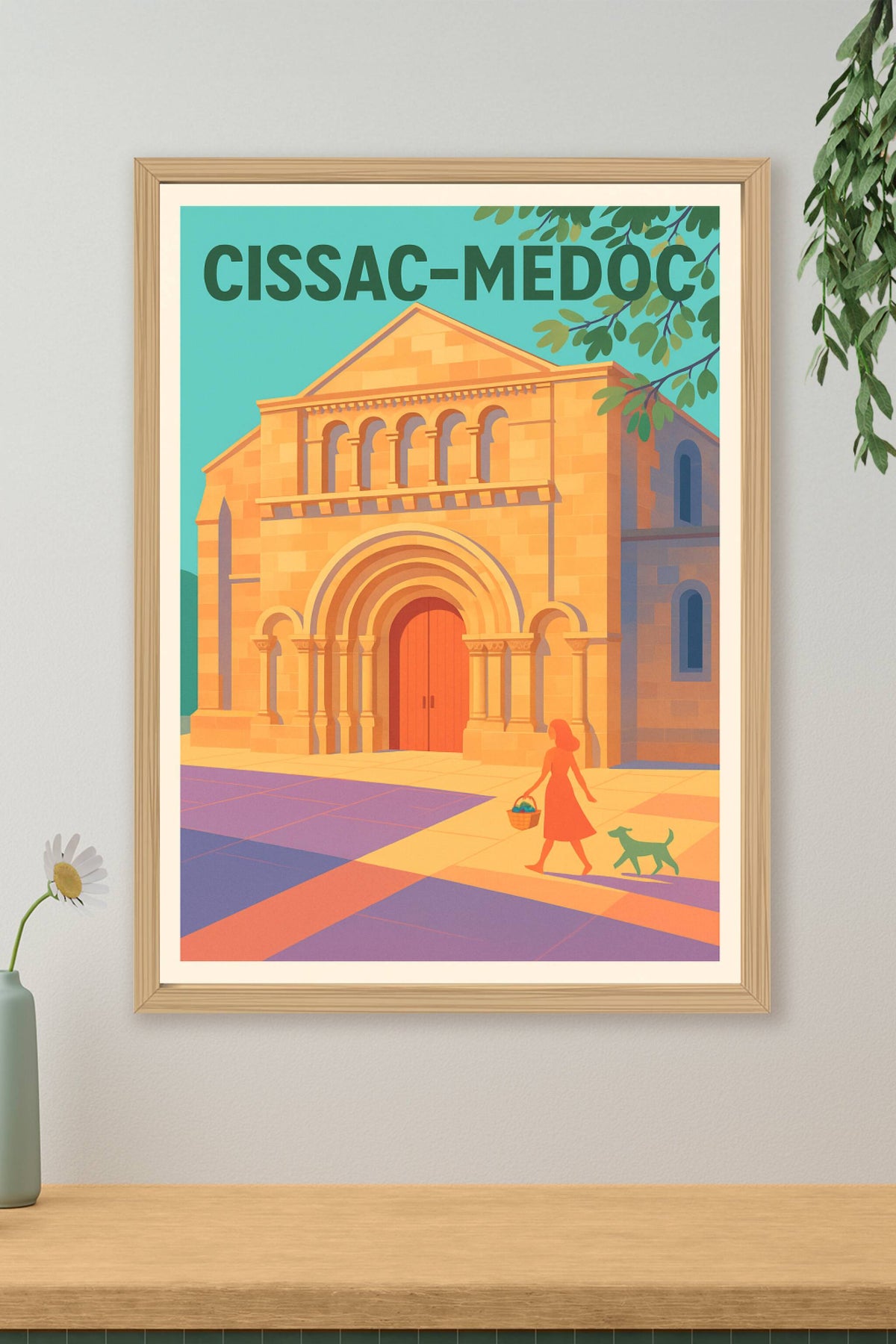 Affiche de Cissac-Médoc - Charme et lumière du patrimoine romain