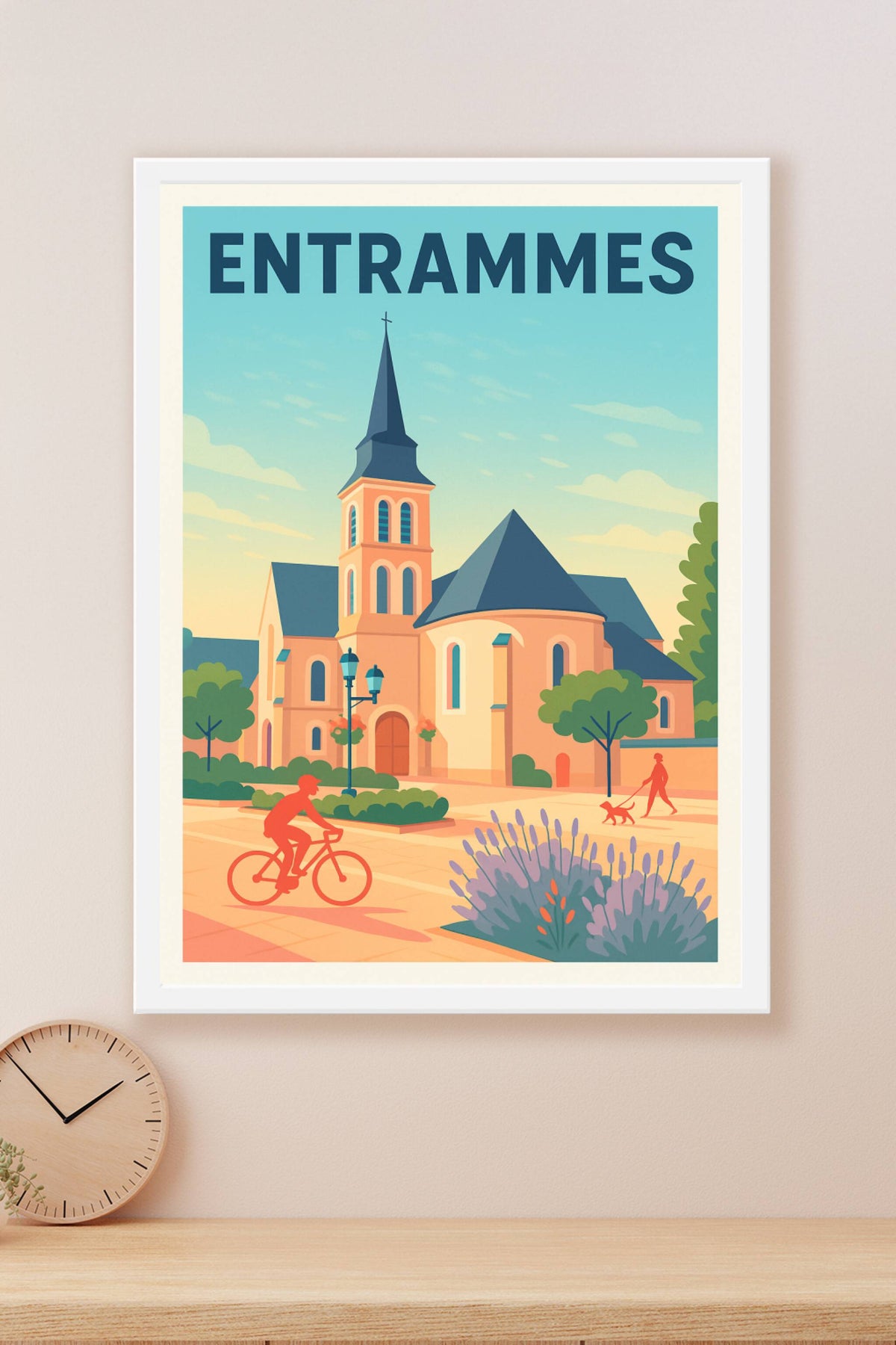 Affiche de Entrammes - Charme et sérénité à l'église du village