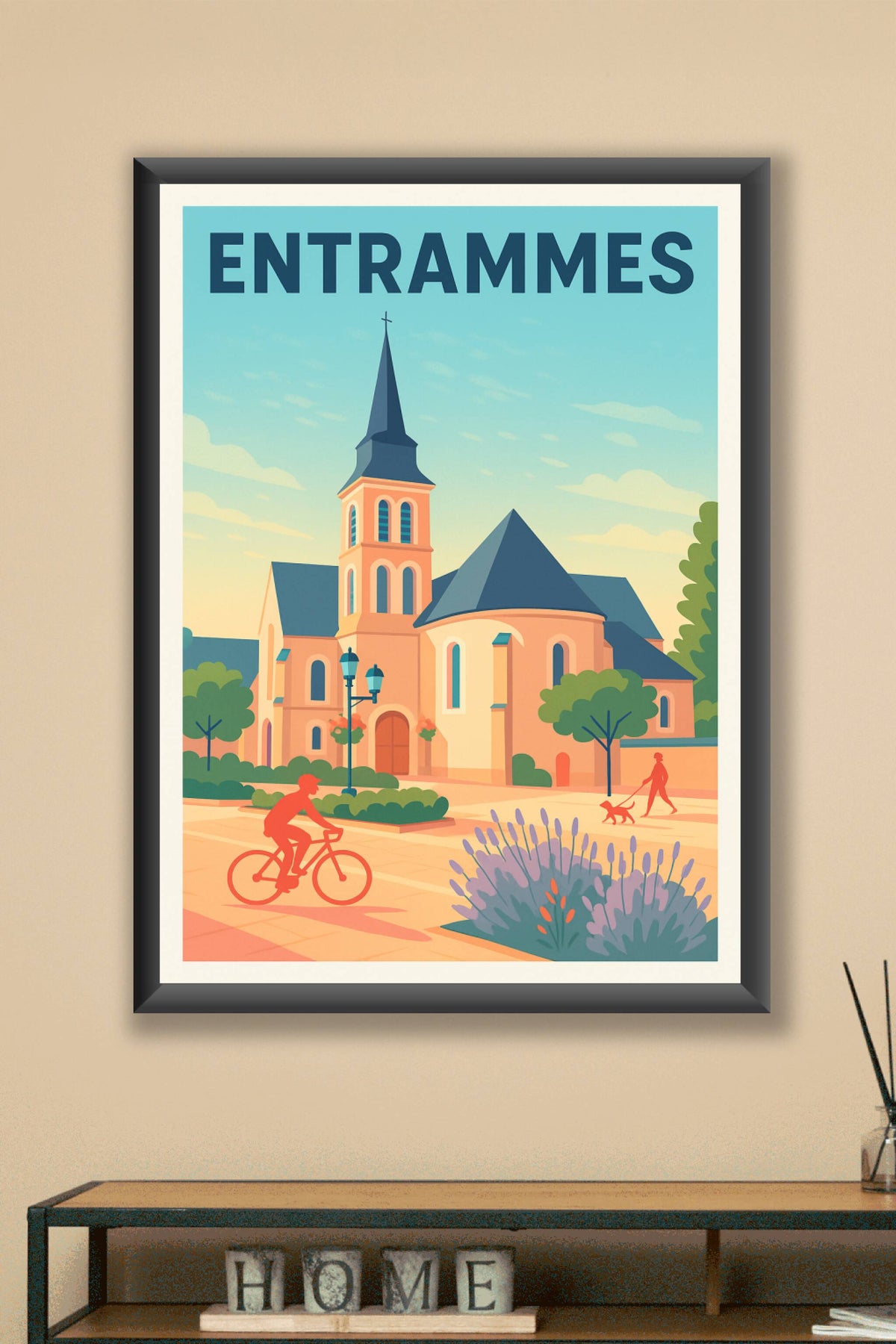 Affiche de Entrammes - Charme et sérénité à l'église du village