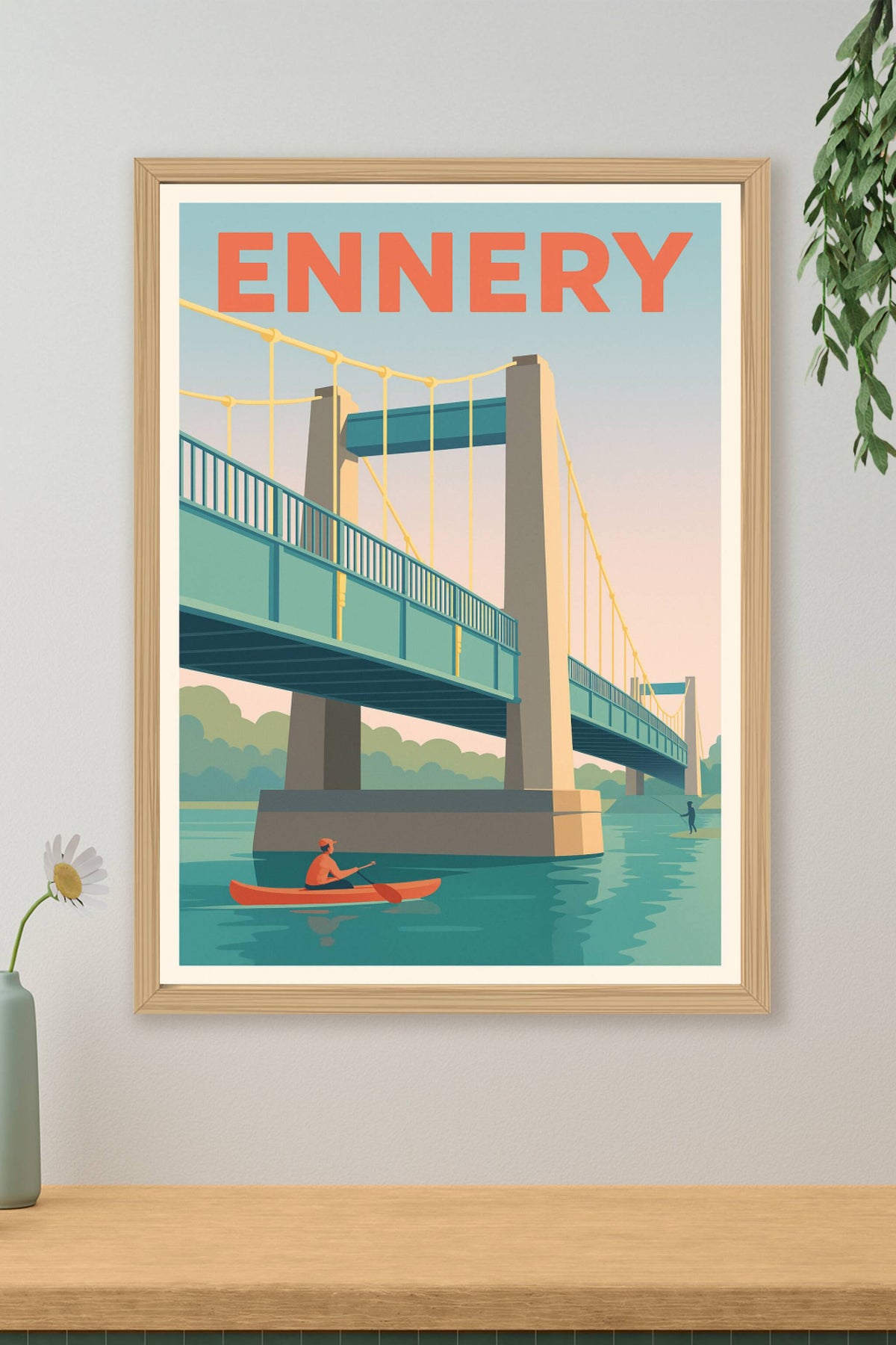 Affiche de Ennery - L'élégance suspendue au fil de l'eau
