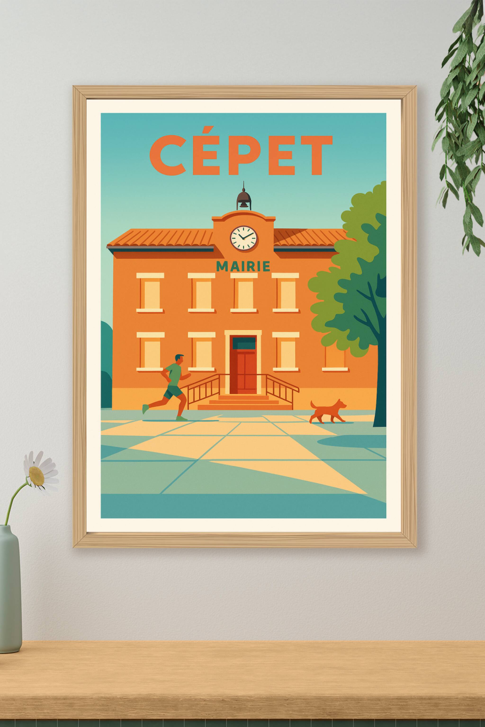 Affiche de Cépet - Charme paisible et dynamique de la mairie