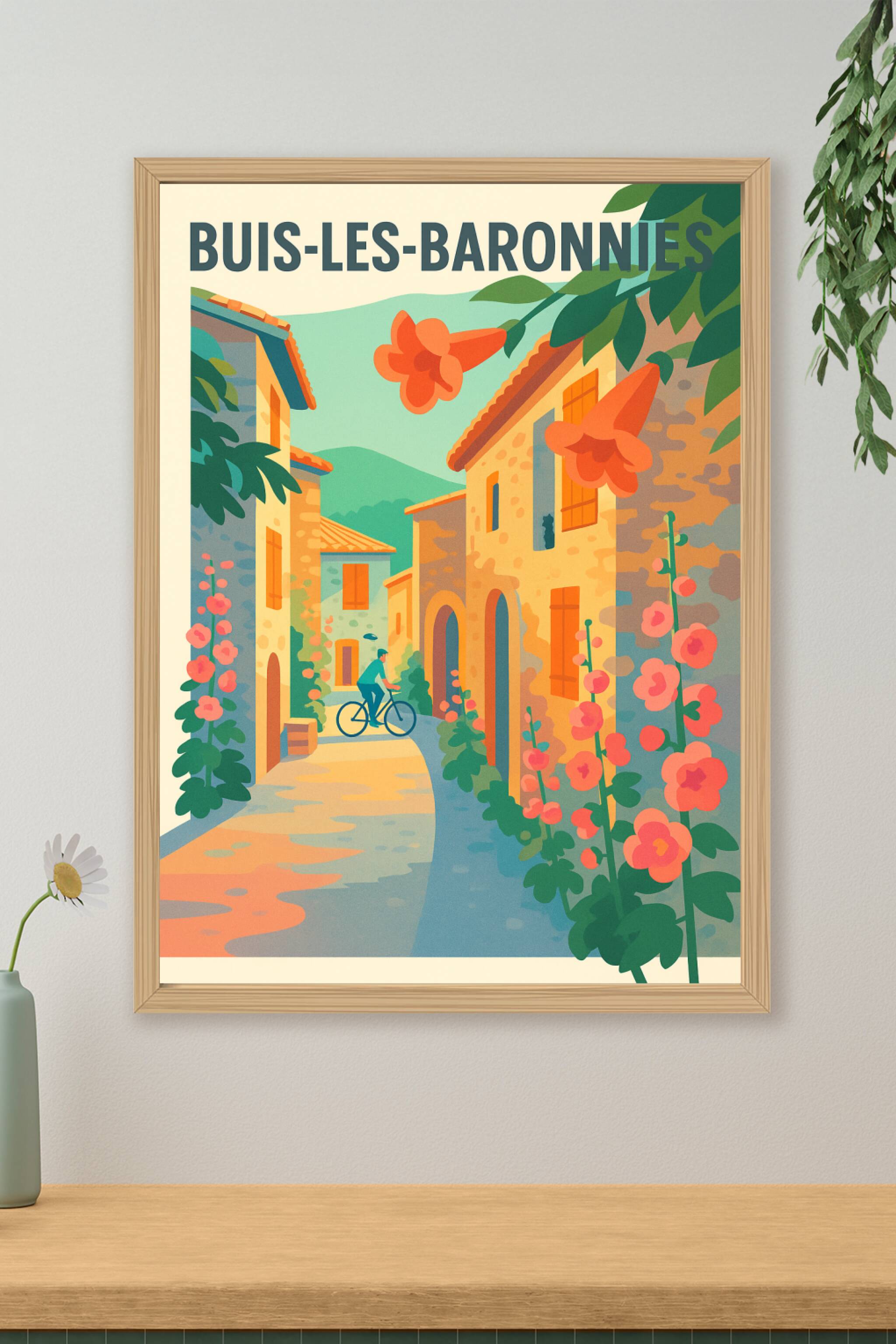 Affiche de Buis-les-Baronnies - Charme pittoresque et douceur de vivre