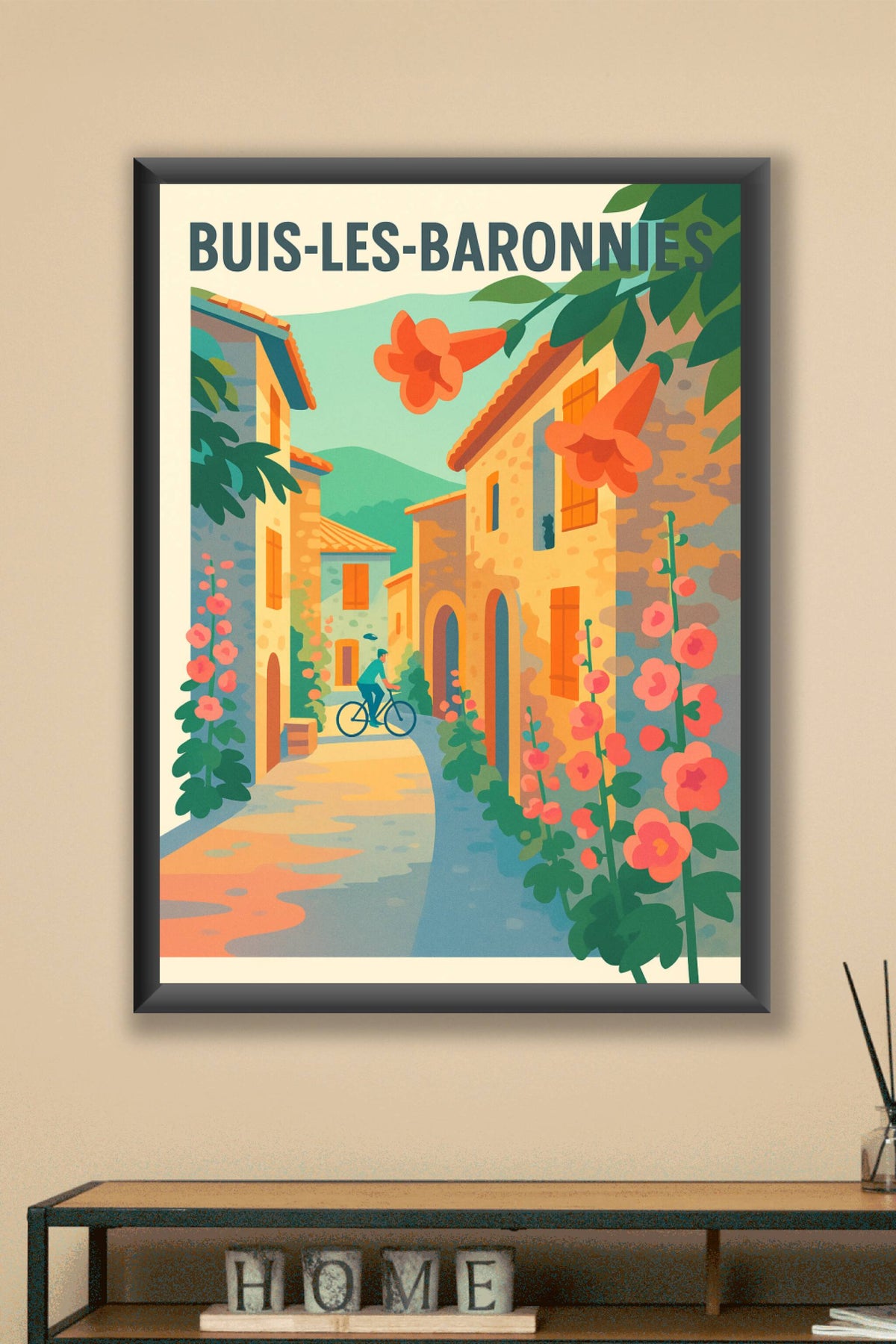 Affiche de Buis-les-Baronnies - Charme pittoresque et douceur de vivre