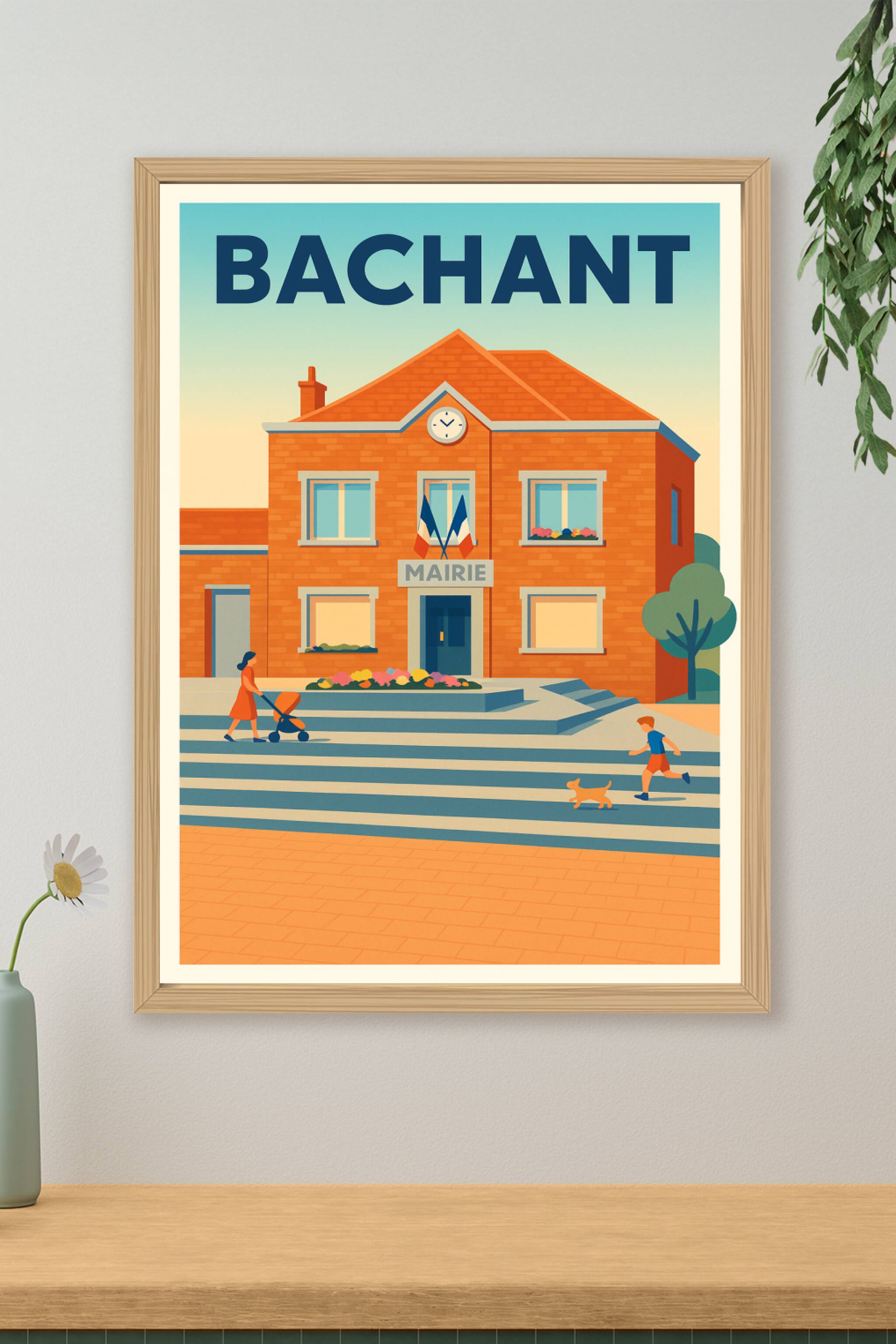 Affiche de Bachant - Charme et sérénité au cœur de la mairie