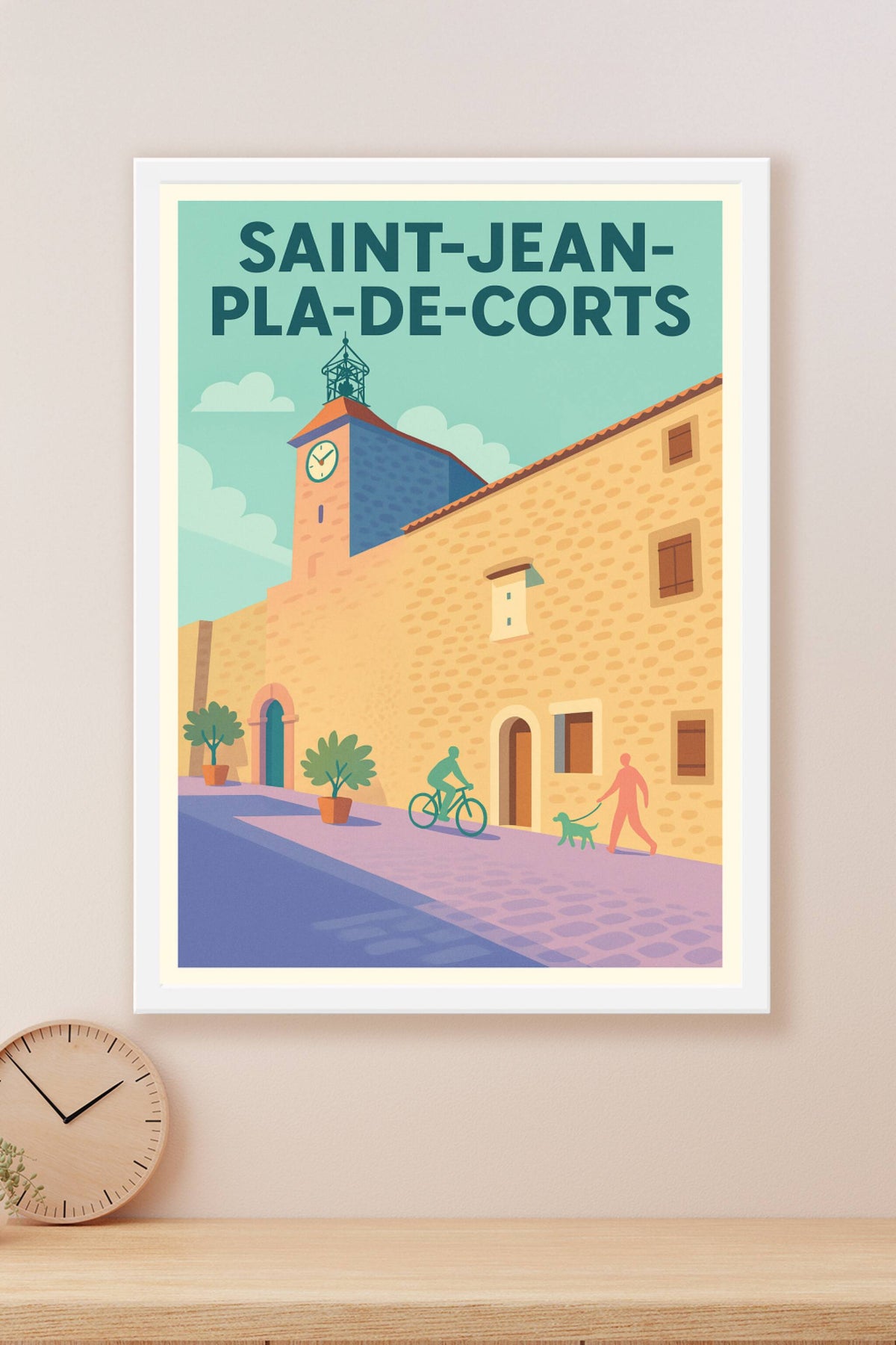 Affiche de Saint-Jean-Pla-de-Corts - Charme et sérénité du village catalan