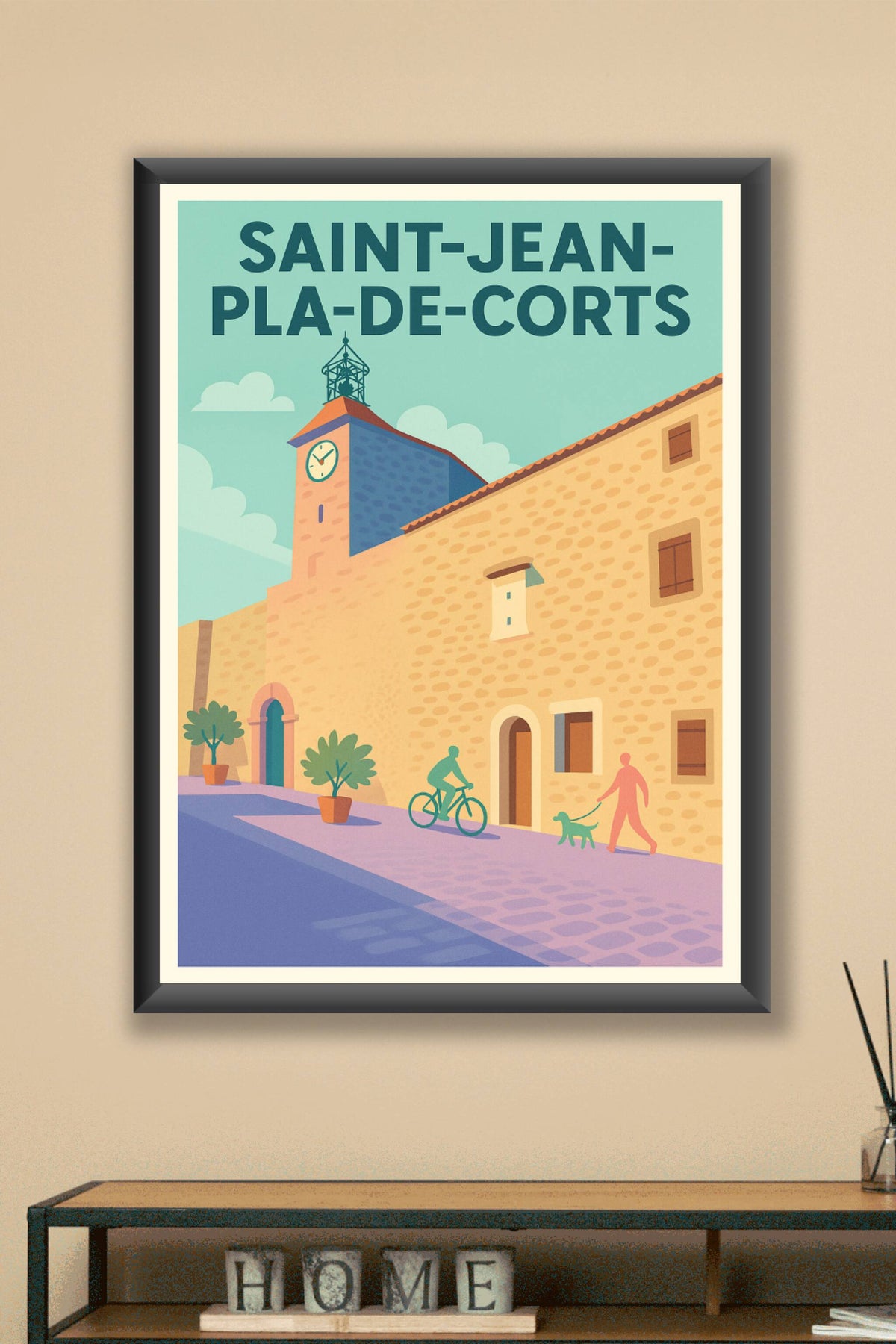 Affiche de Saint-Jean-Pla-de-Corts - Charme et sérénité du village catalan