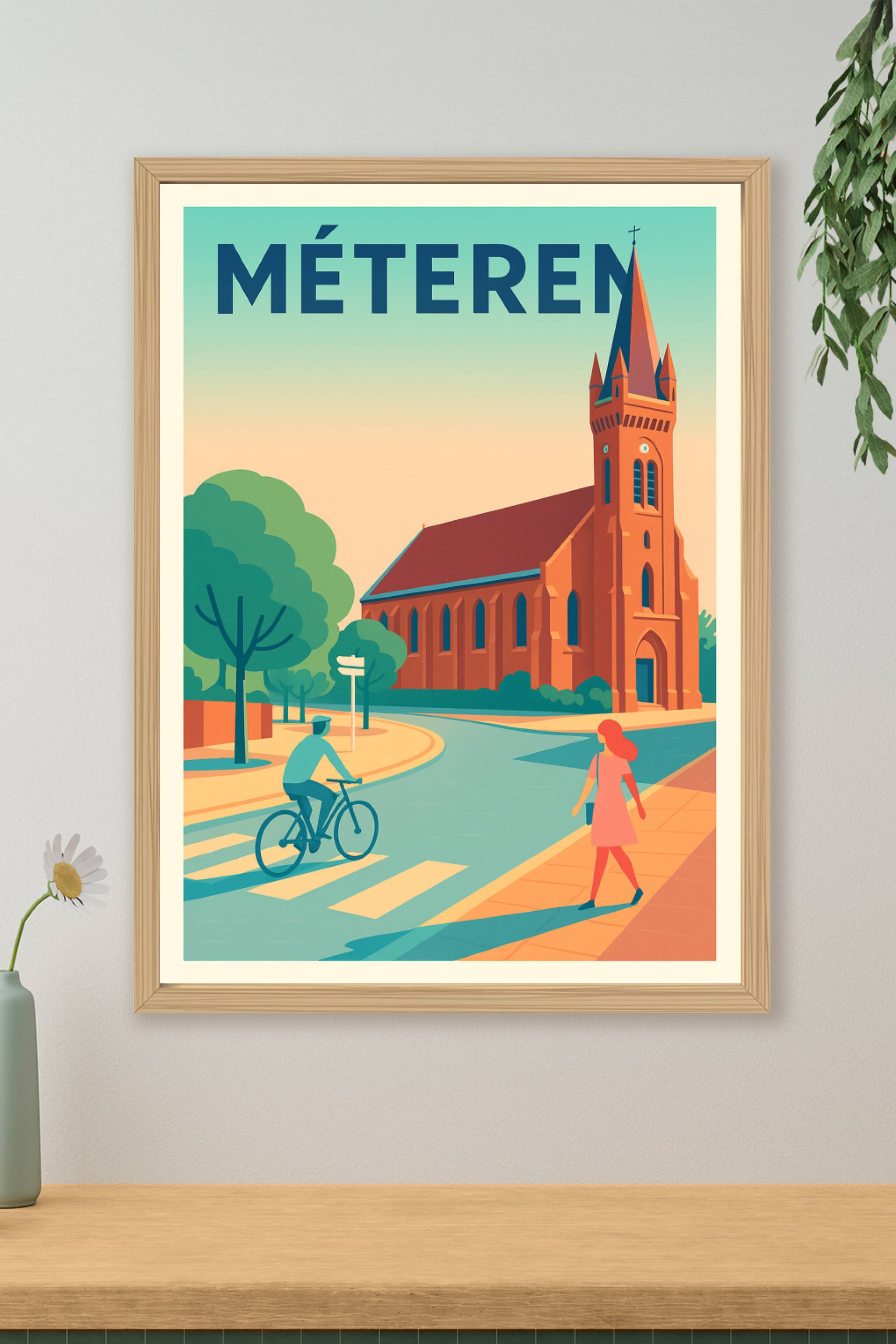 Affiche de Méteren - Charme et quiétude à l'église historique