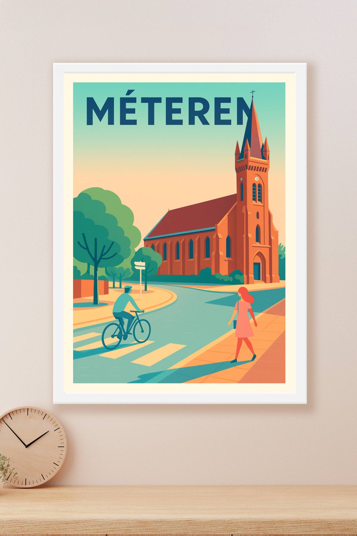 Affiche de Méteren - Charme et quiétude à l'église historique