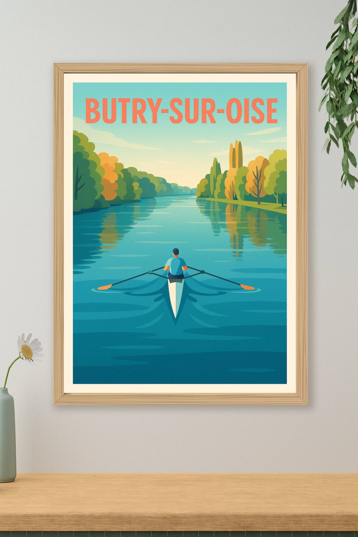 Affiche de Butry-sur-Oise - Évasion paisible sur la rivière