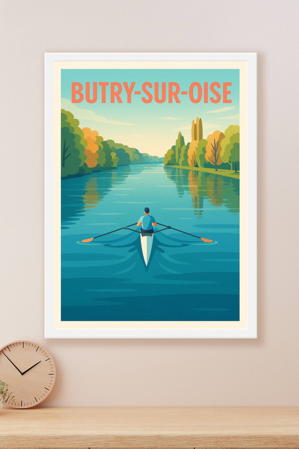 Affiche de Butry-sur-Oise - Évasion paisible sur la rivière