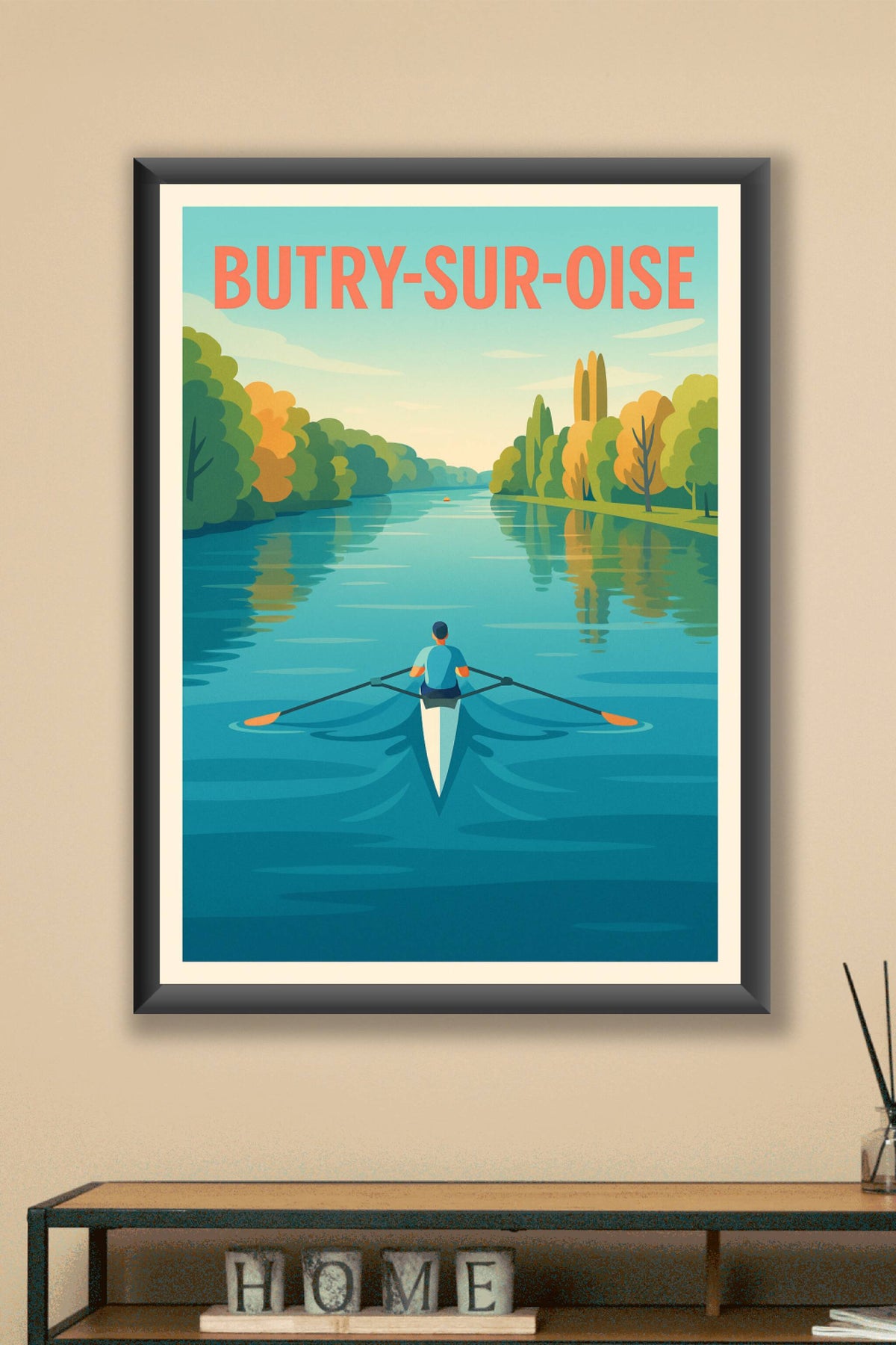 Affiche de Butry-sur-Oise - Évasion paisible sur la rivière