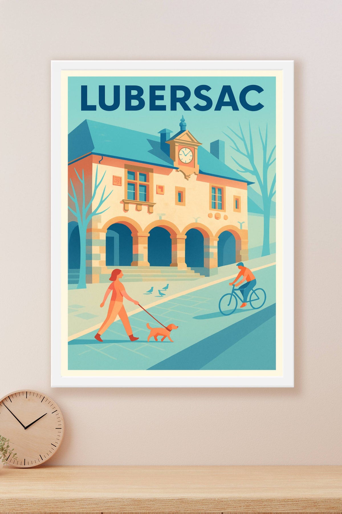 Affiche de Lubersac - Charme et Sérénité aux Rues Calmes