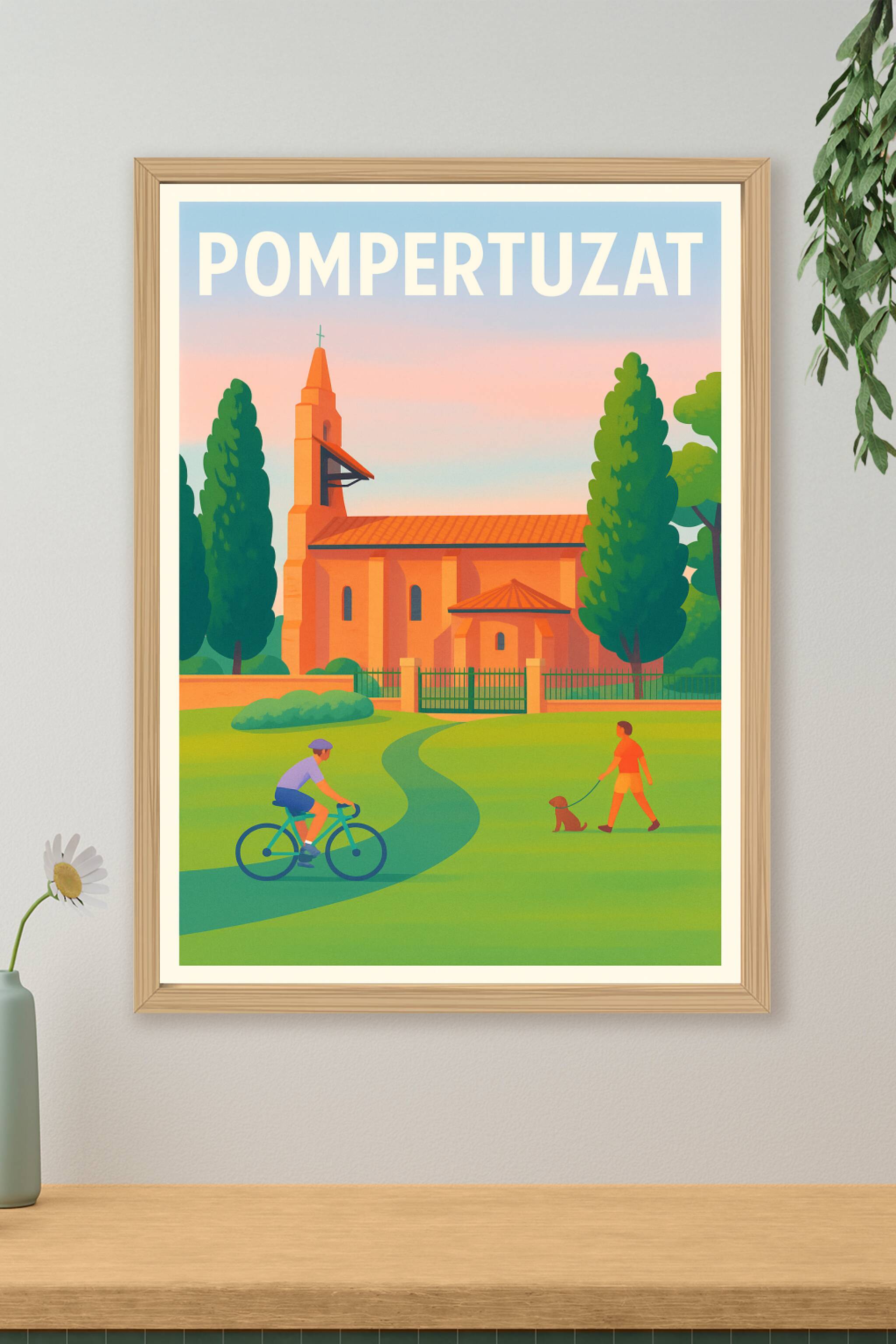 Affiche de Pompertuzat - Charme bucolique du Sud-Ouest