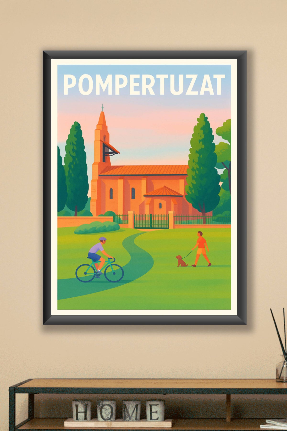Affiche de Pompertuzat - Charme bucolique du Sud-Ouest
