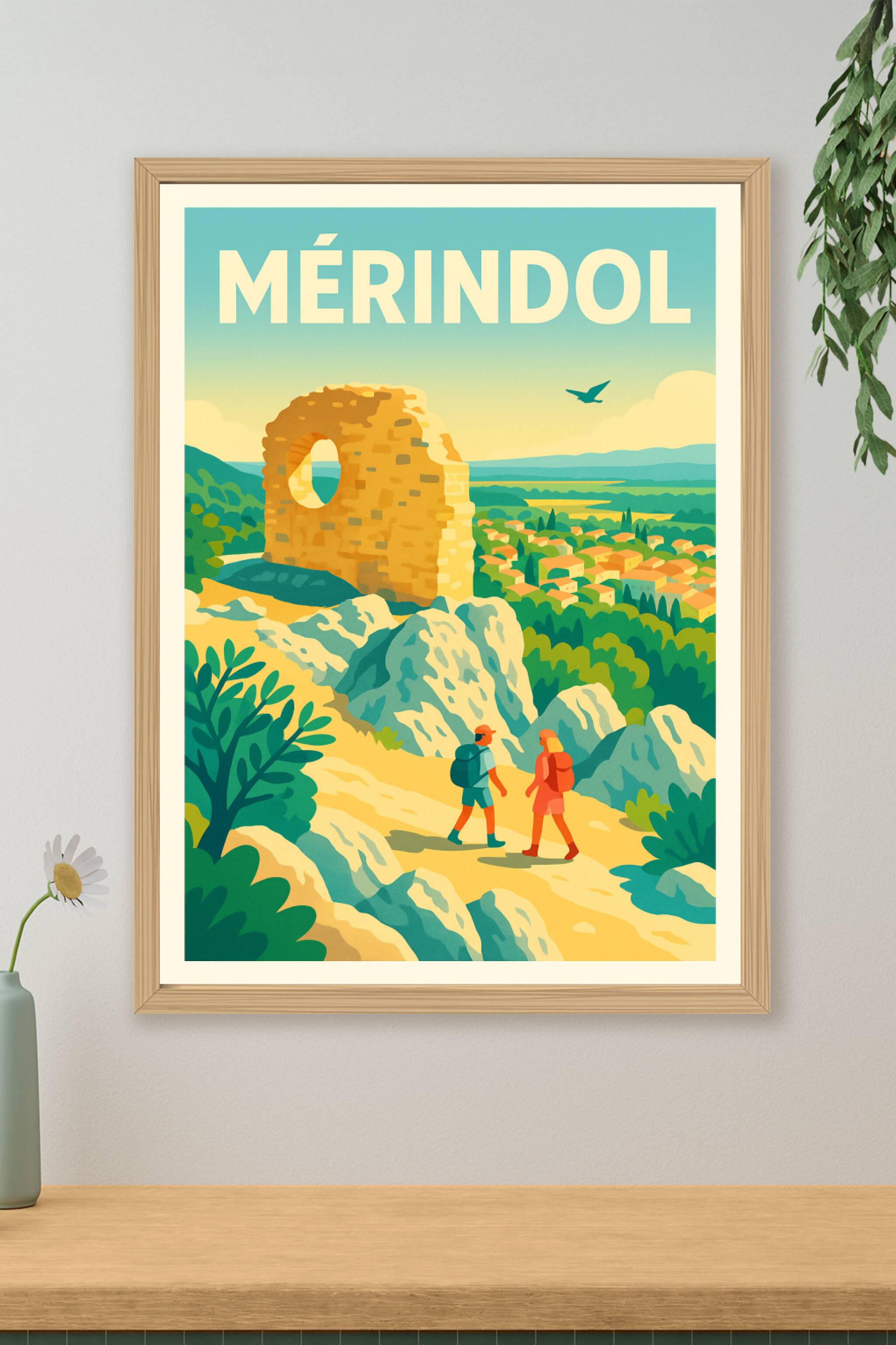 Affiche de Mérindol - Randonnée et patrimoine en pleine nature