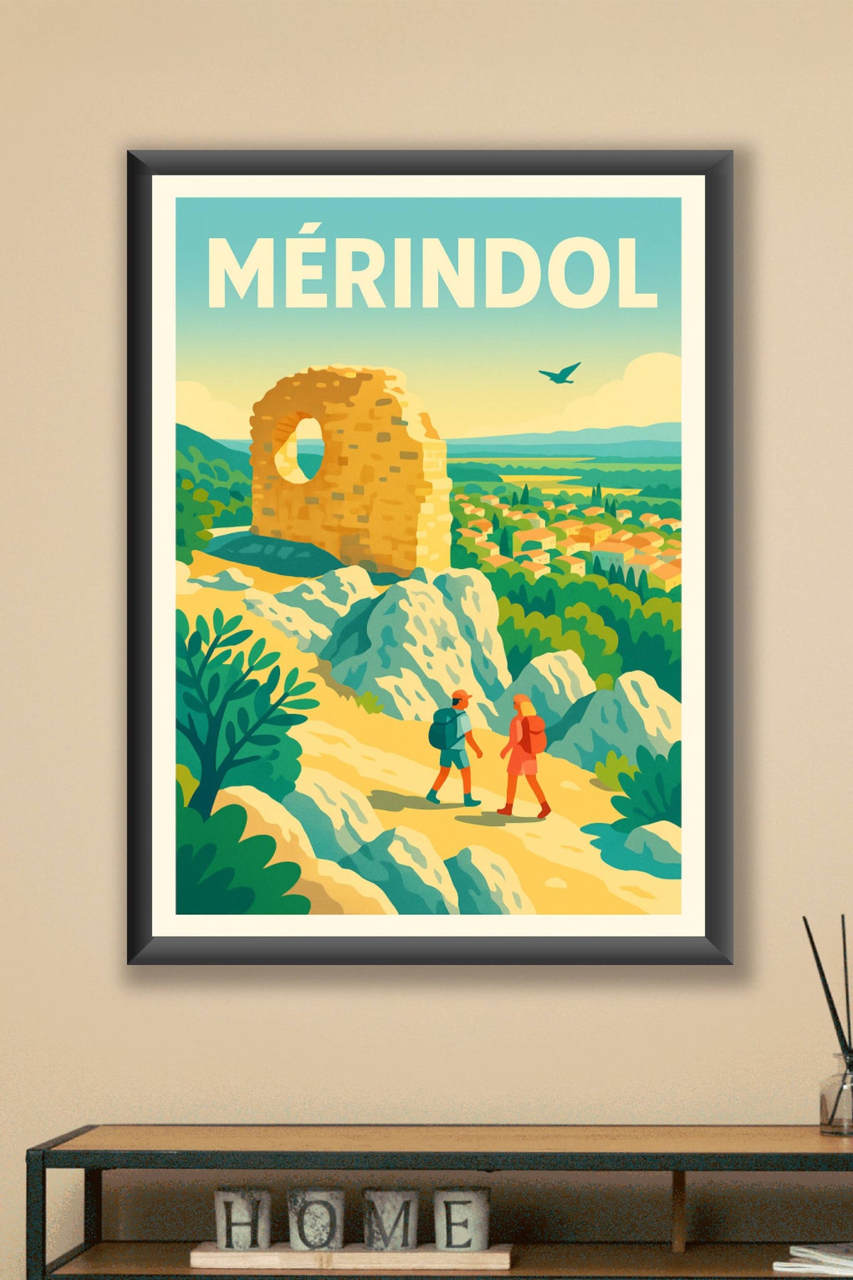 Affiche de Mérindol - Randonnée et patrimoine en pleine nature