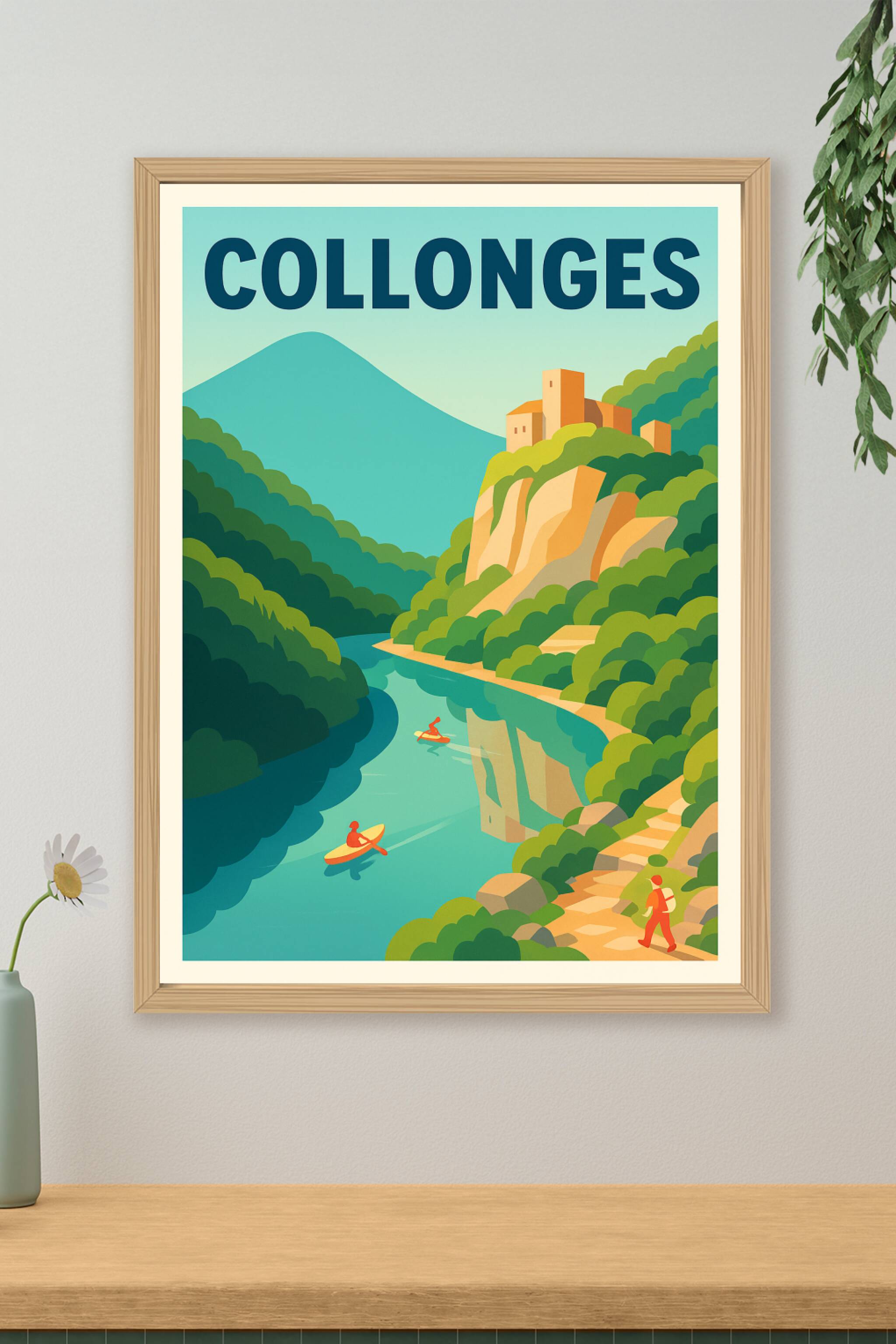 Affiche de Collonges - Évasion nature et patrimoine