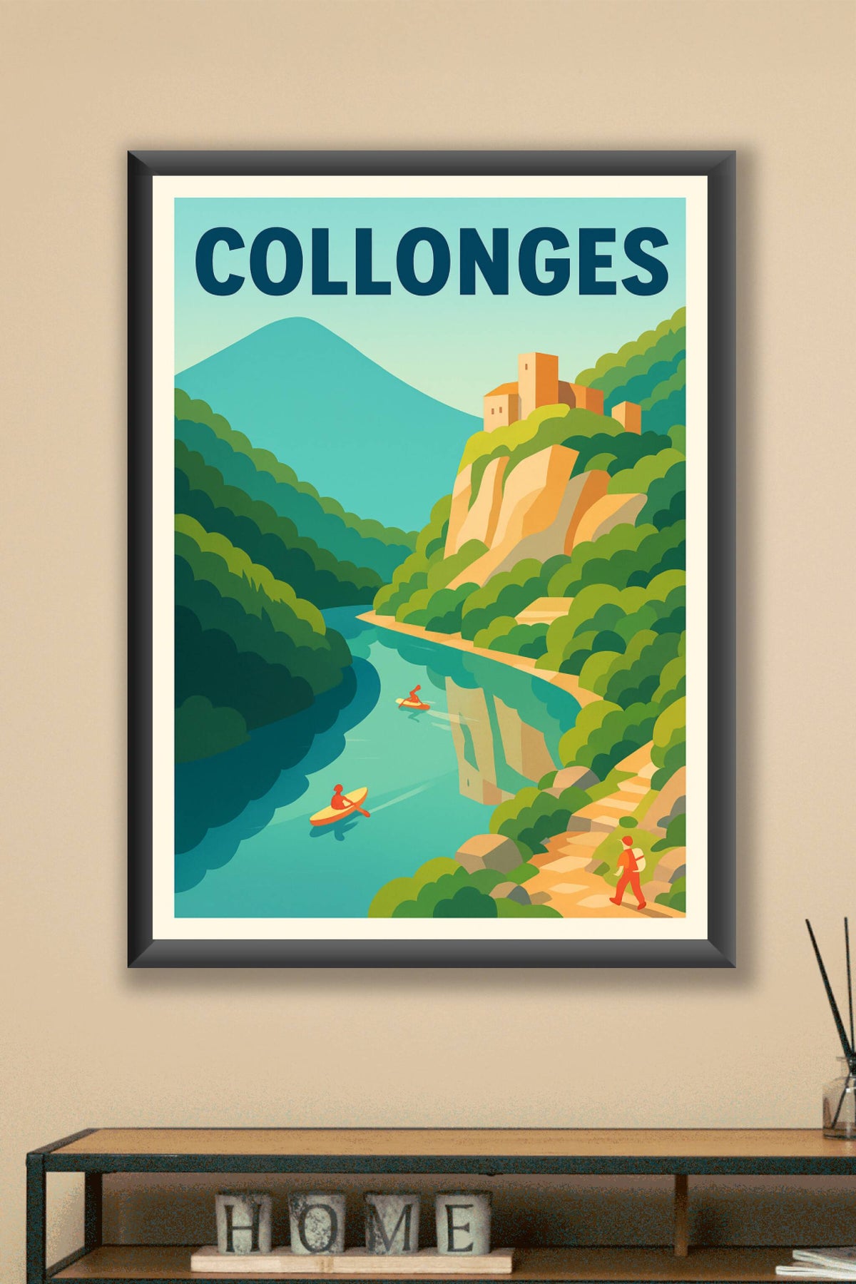 Affiche de Collonges - Évasion nature et patrimoine