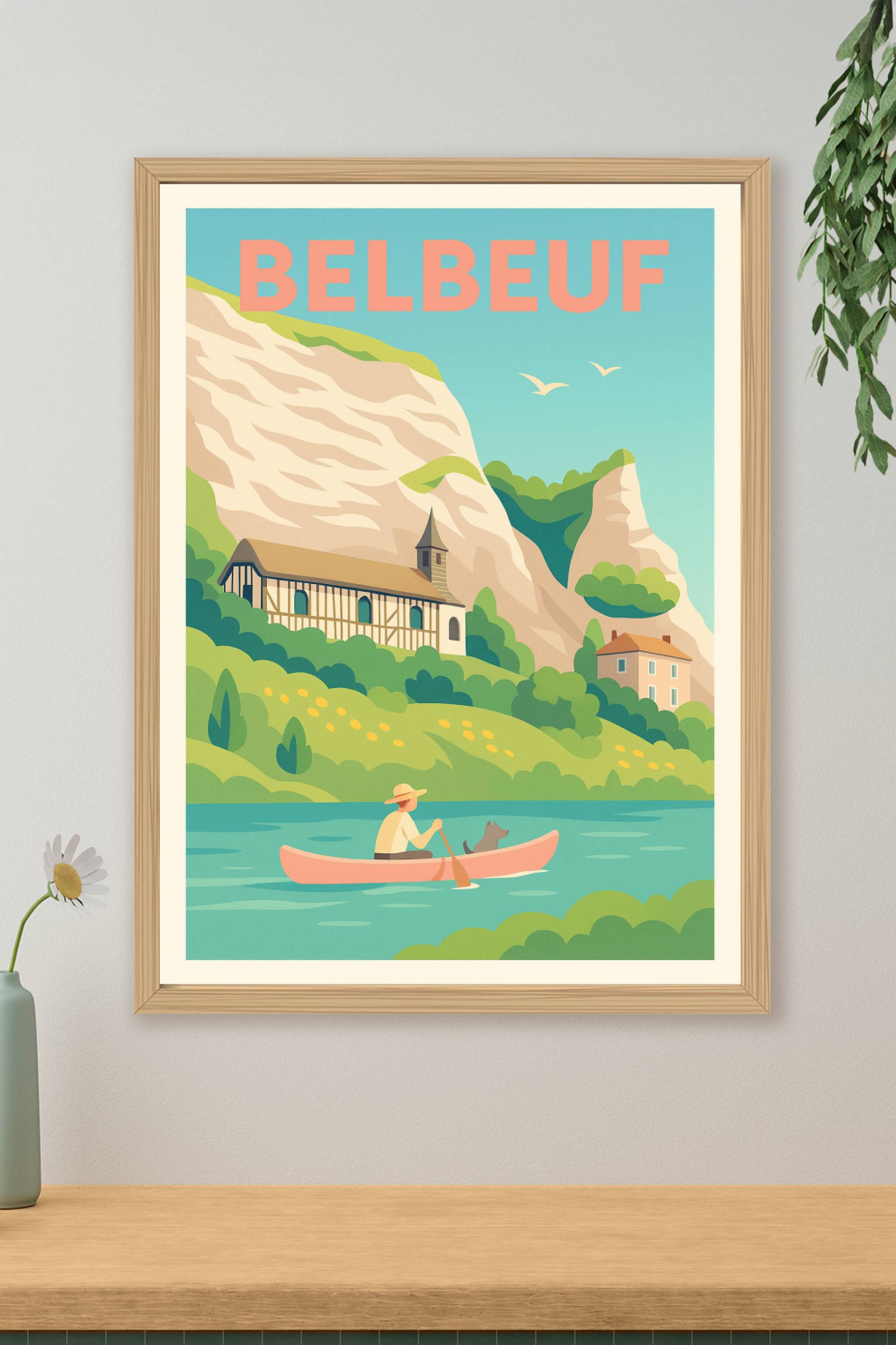Affiche de Belbeuf - Évasion bucolique au fil de l'eau