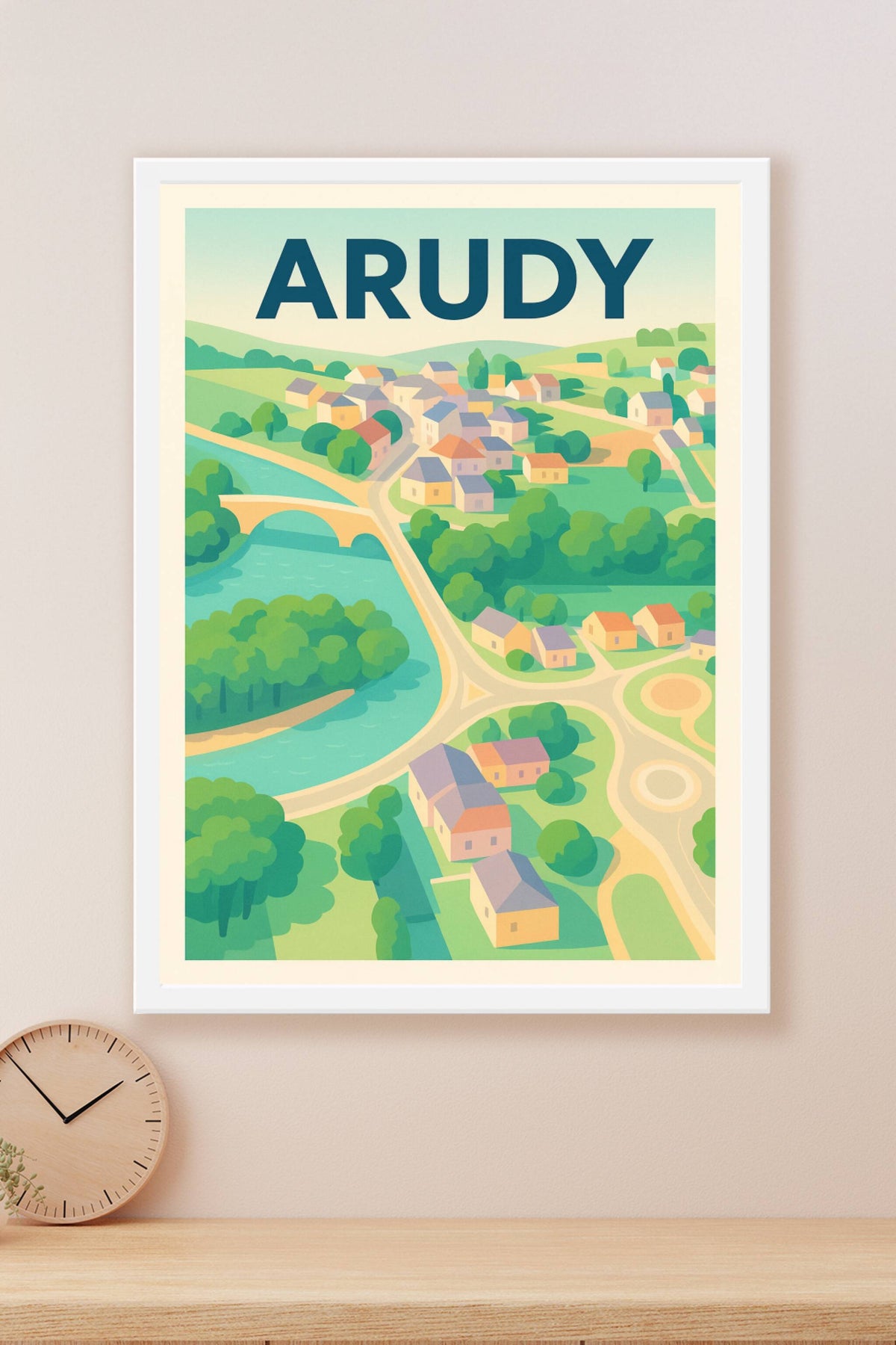 Affiche de Arudy - Charme bucolique des Pyrénées