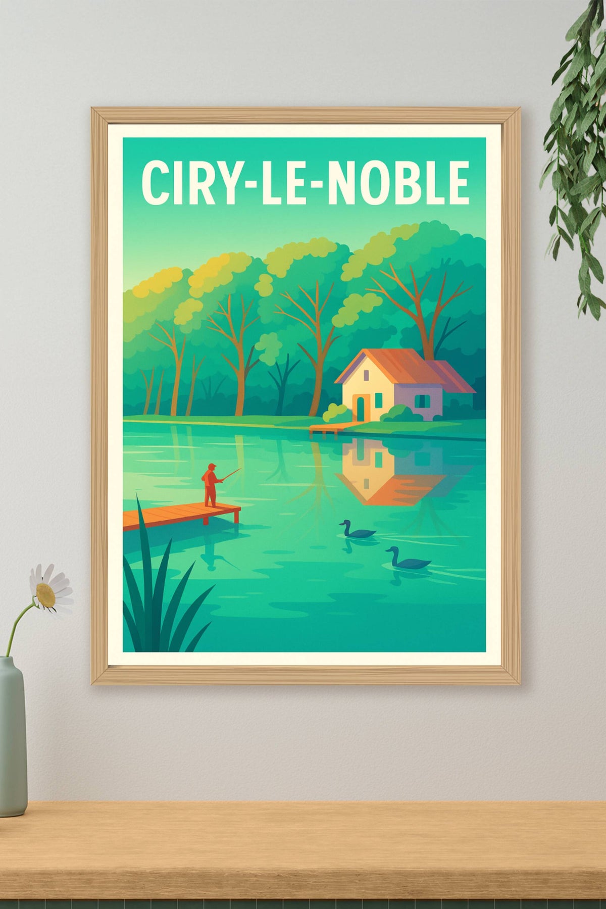 Affiche de Ciry-le-Noble - Sérénité au bord de l'étang