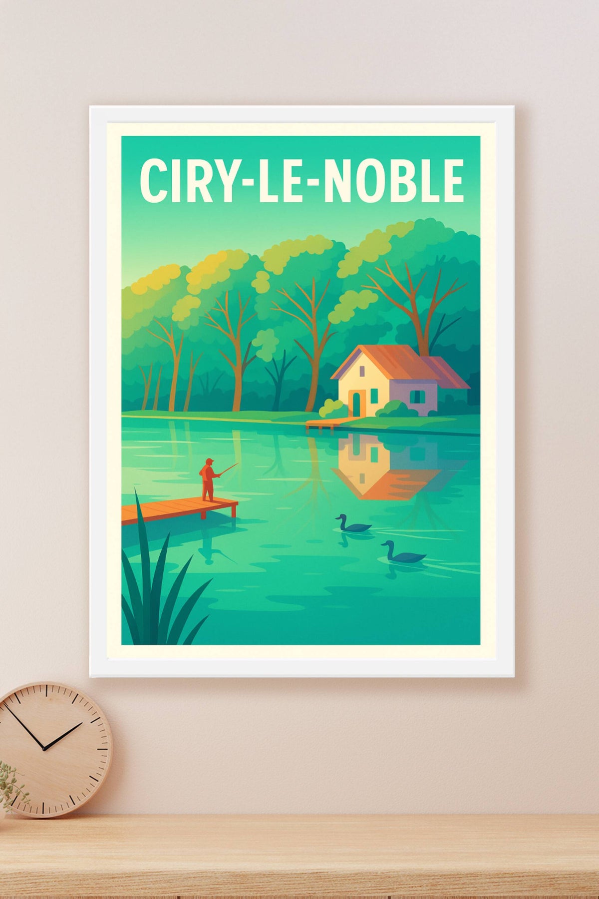 Affiche de Ciry-le-Noble - Sérénité au bord de l'étang