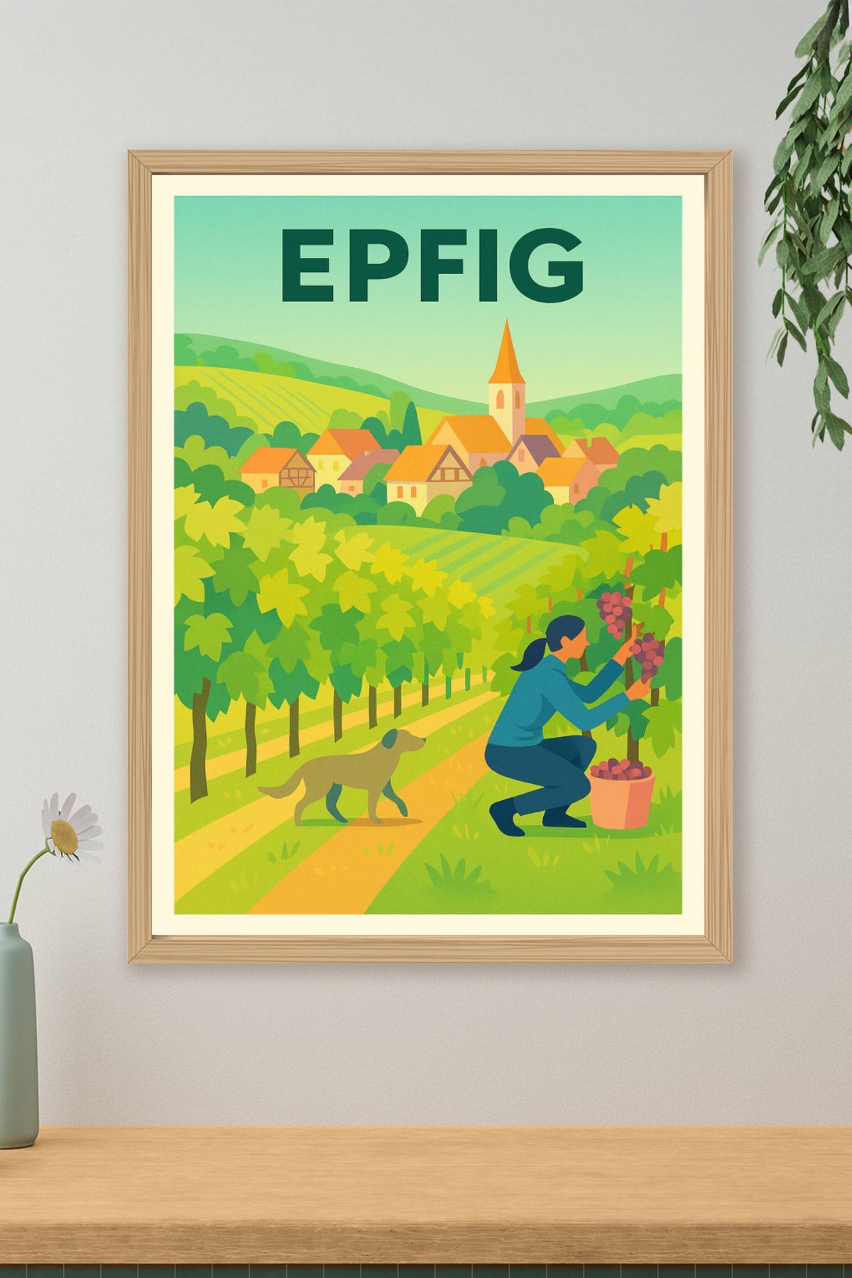 Affiche de Epfig - Charme et tradition viticole au cœur de l'Alsace